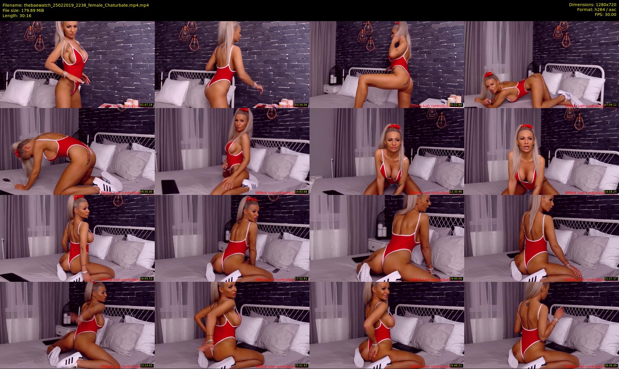 thebaewatch — 31 minute Chaturbate female cam show recording, 720p, Feb 25, 2019