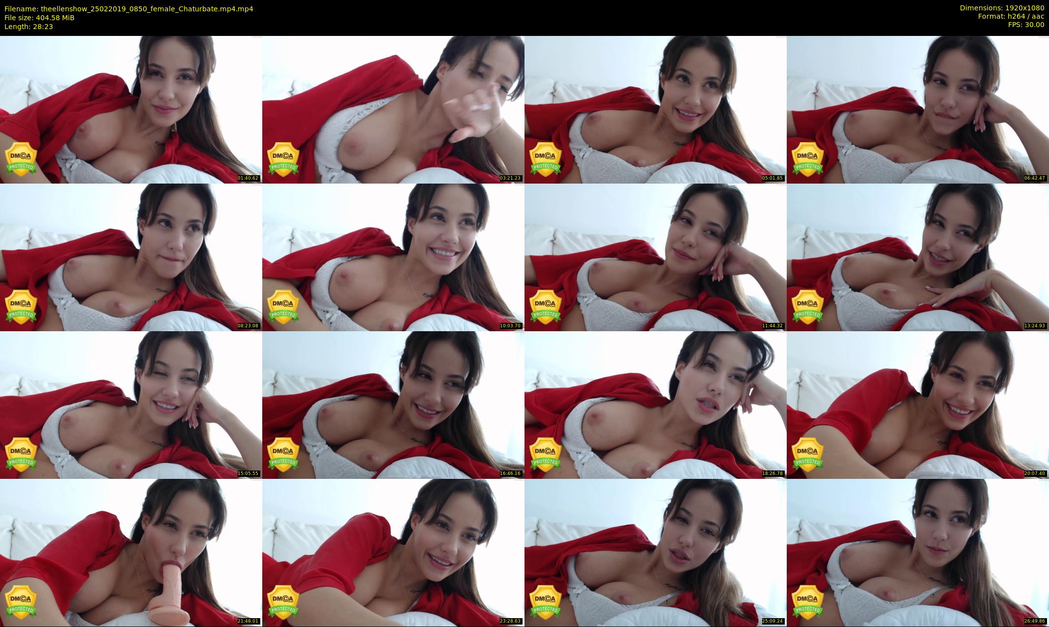 theellenshow — 29 minute Chaturbate female cam show recording, 1080p, Feb 25, 2019
