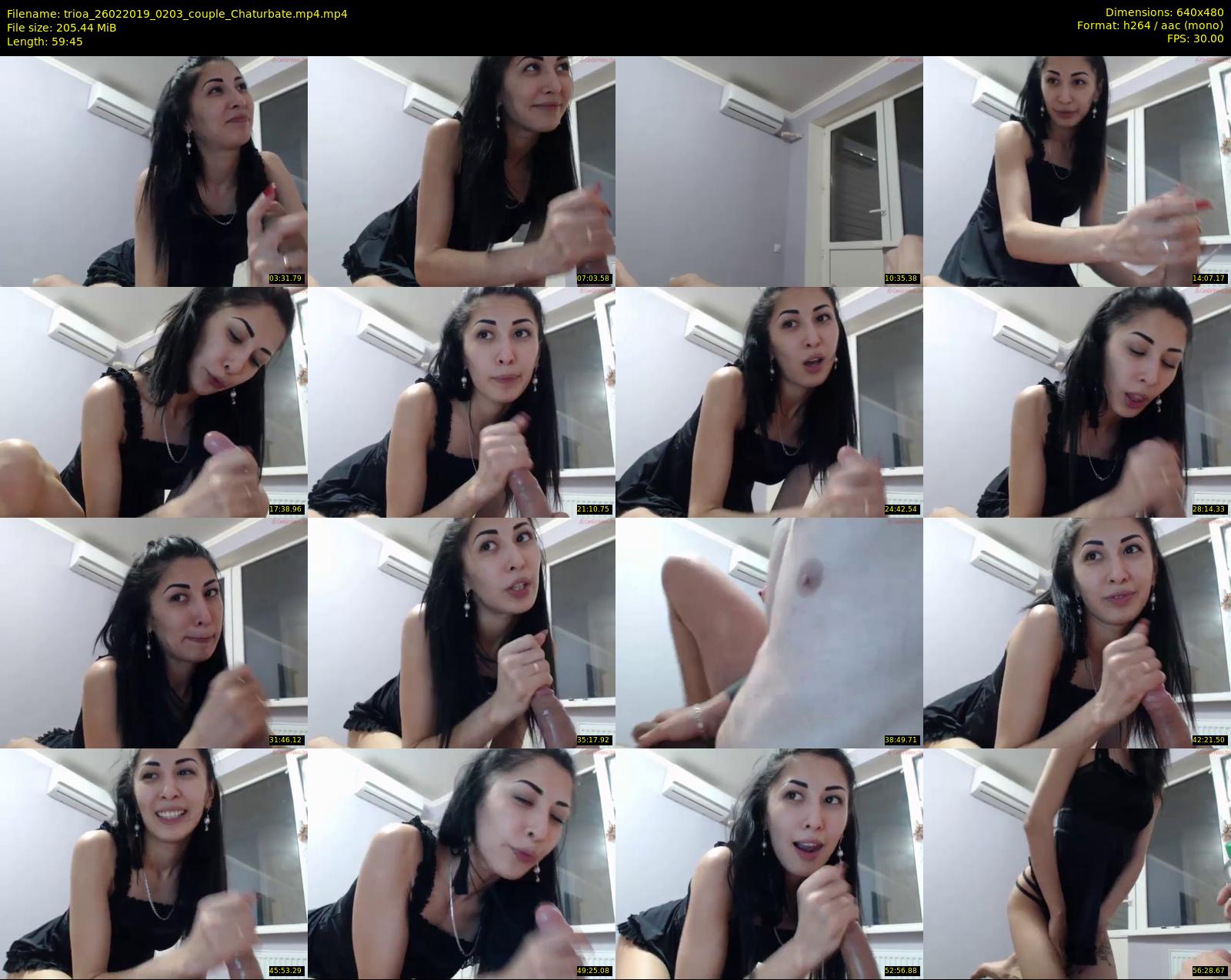 trioa — 60 minute Chaturbate couple cam show recording, 480p, Feb 26, 2019