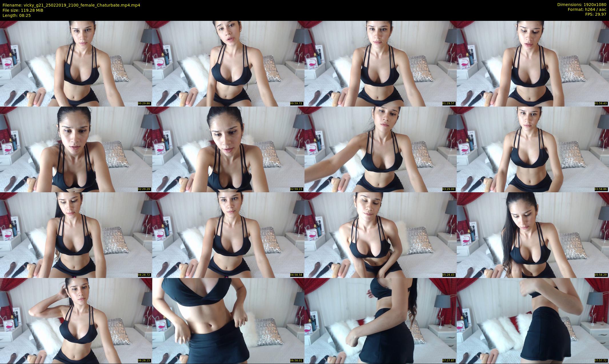 vicky_g21 — 9 minute Chaturbate female cam show recording, 1080p, Feb 25, 2019