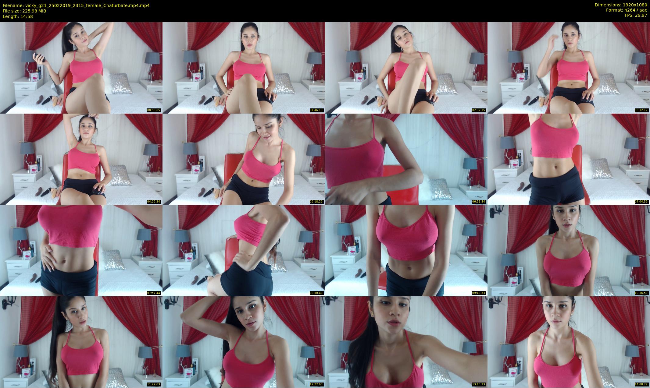 vicky_g21 — 15 minute Chaturbate female cam show recording, 1080p, Feb 25, 2019