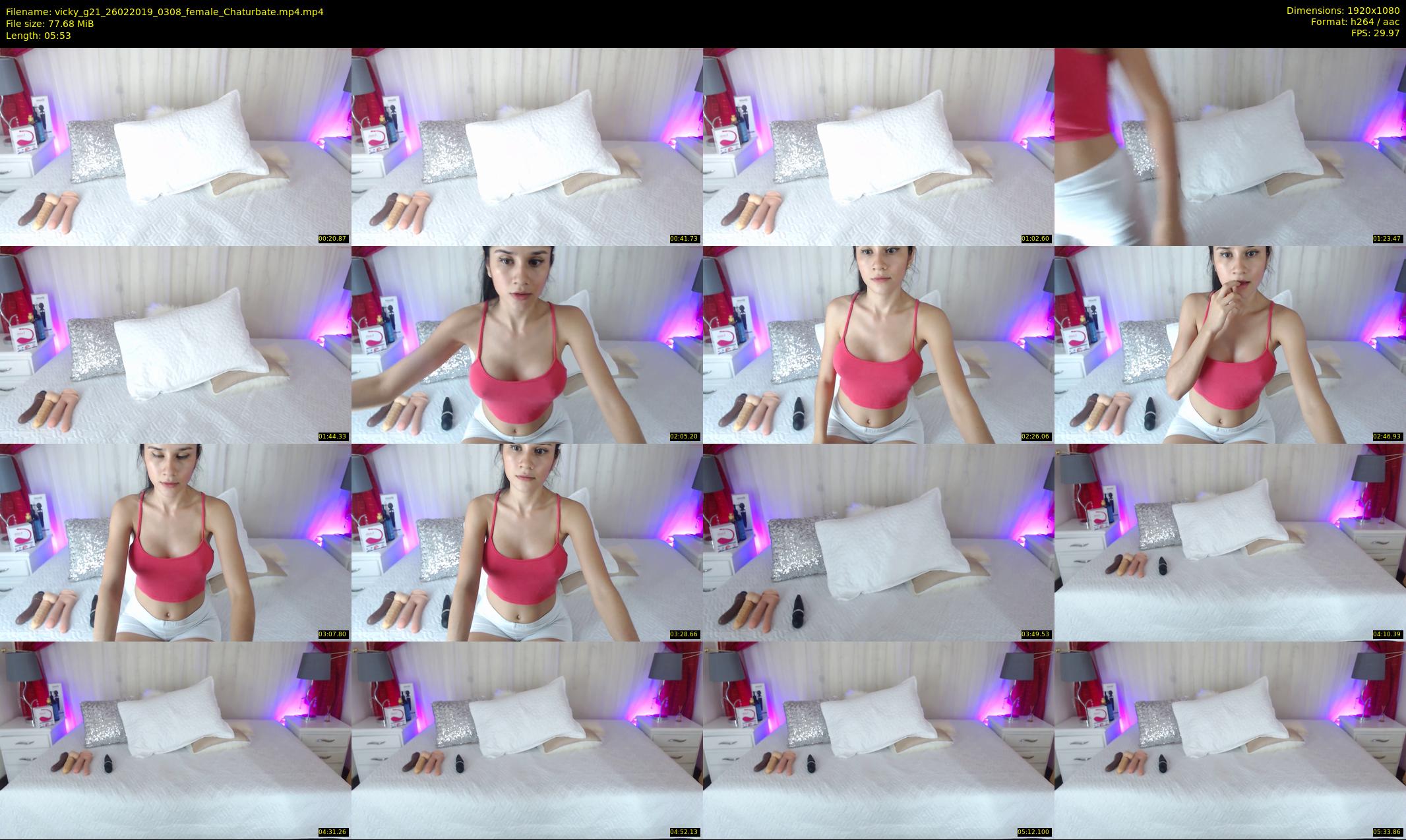 vicky_g21 — 6 minute Chaturbate female cam show recording, 1080p, Feb 26, 2019