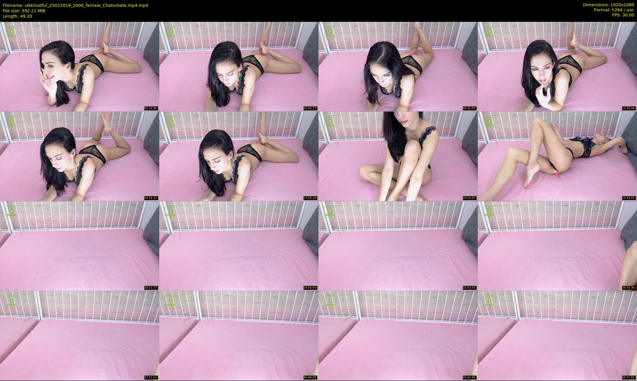 vikkilustful — 50 minute Chaturbate female cam show recording, 1080p, Feb 25, 2019