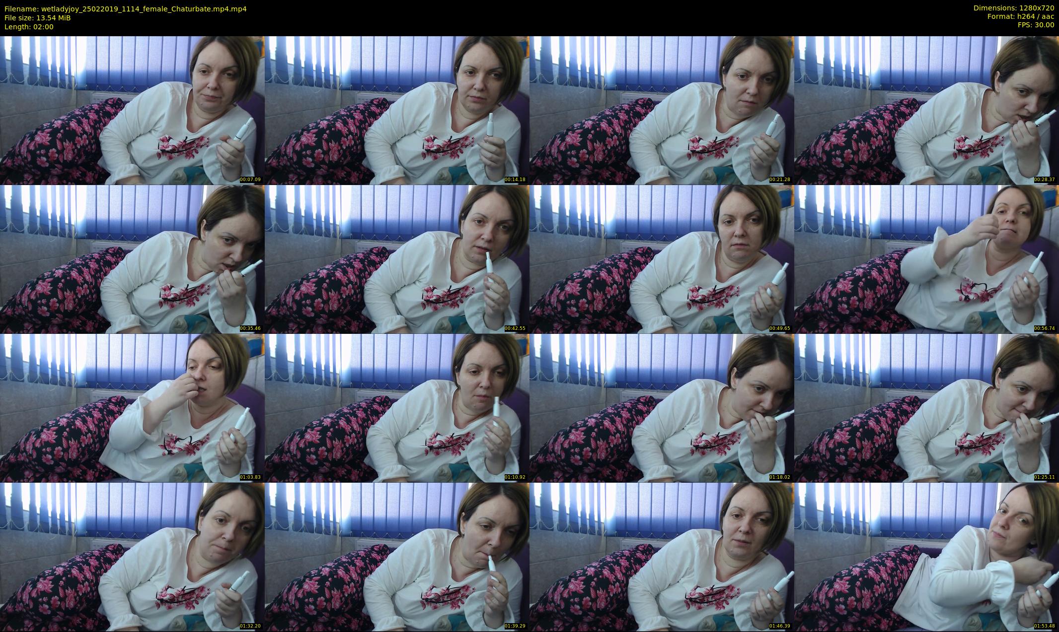 wetladyjoy — 2 minute Chaturbate female cam show recording, 720p, Feb 25, 2019