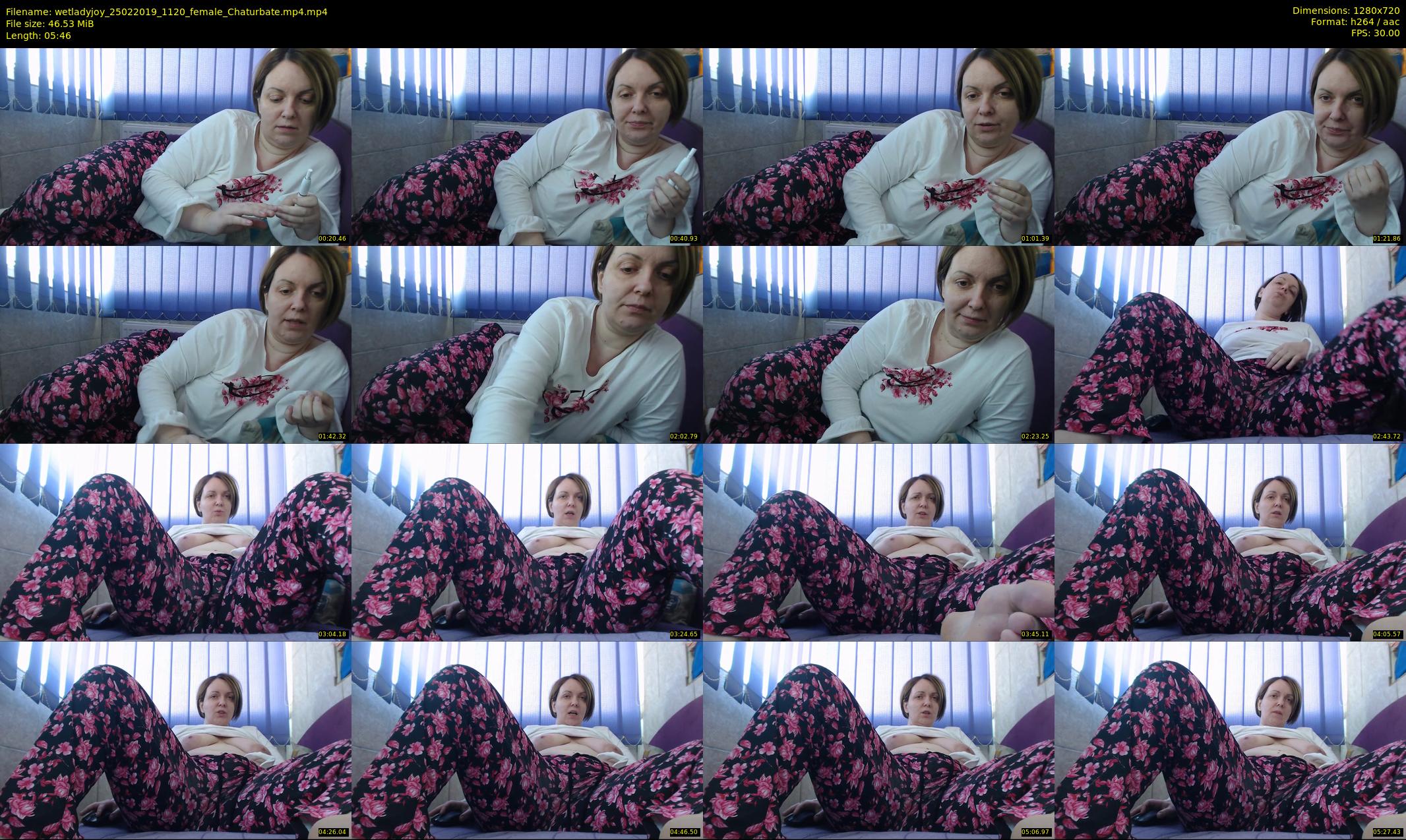 wetladyjoy — 6 minute Chaturbate female cam show recording, 720p, Feb 25, 2019