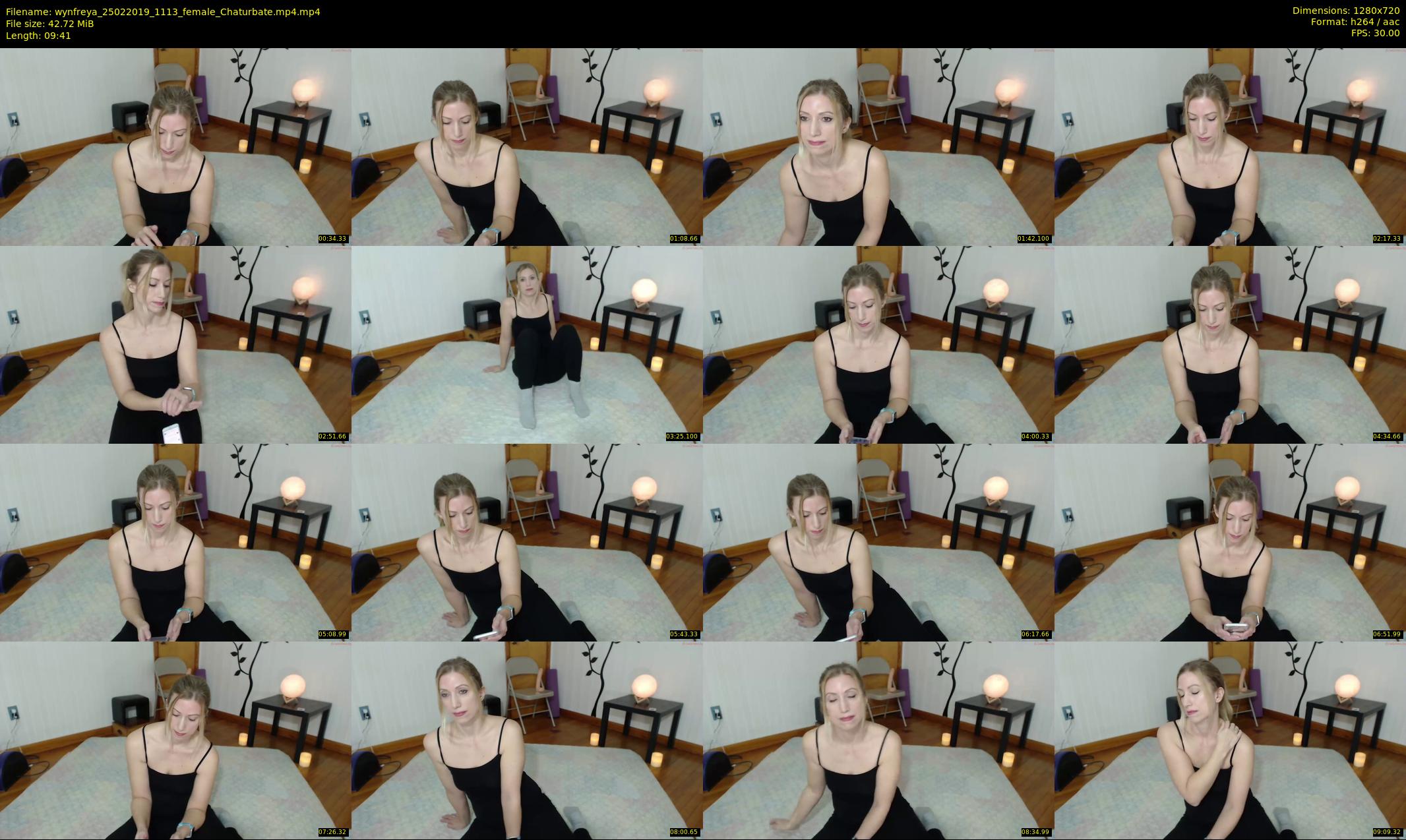wynfreya — 10 minute Chaturbate female cam show recording, 720p, Feb 25, 2019