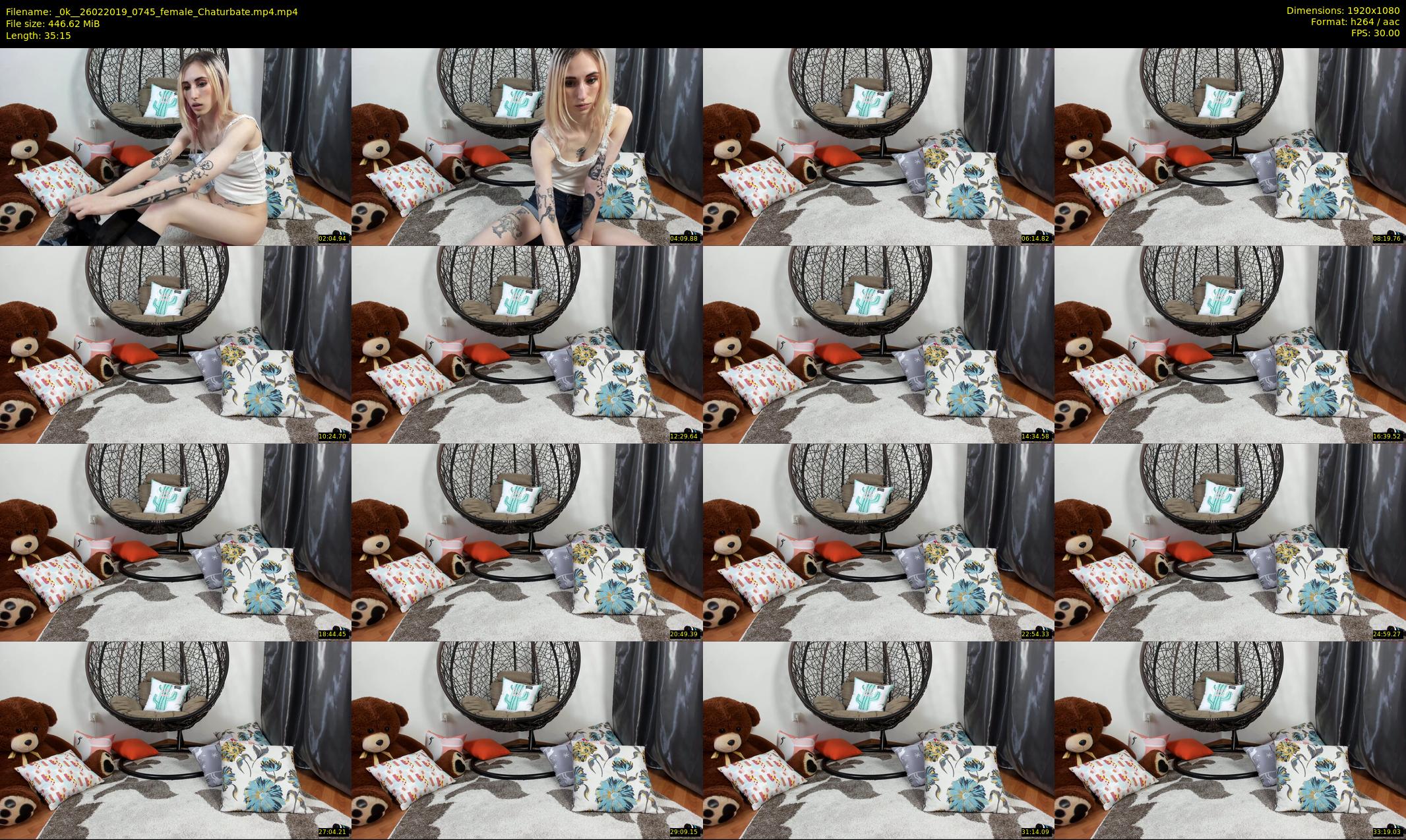 _0k_ — 36 minute Chaturbate female cam show recording, 1080p, Feb 26, 2019