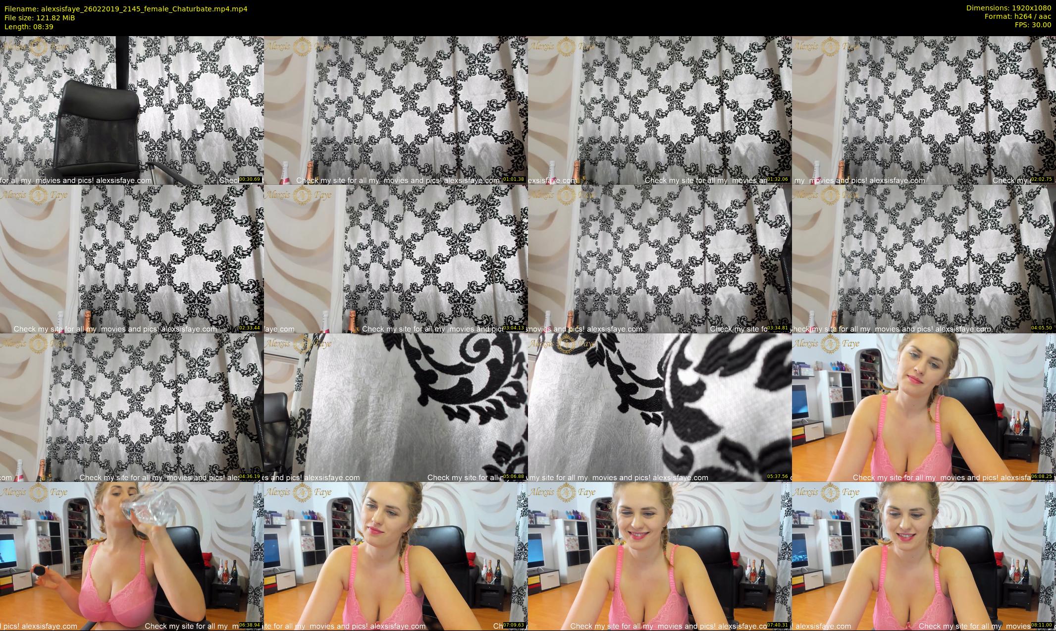 alexsisfaye — 9 minute Chaturbate female cam show recording, 1080p, Feb 26, 2019