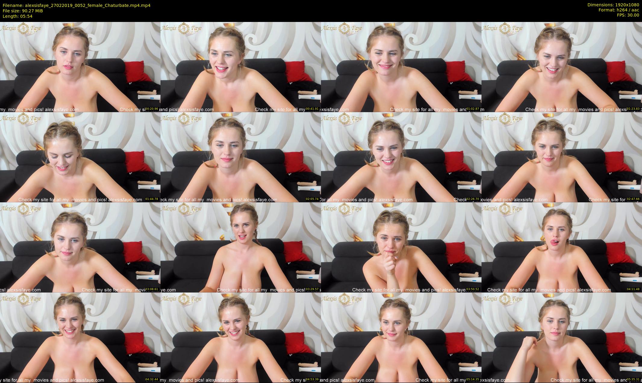 alexsisfaye — 6 minute Chaturbate female cam show recording, 1080p, Feb 27, 2019