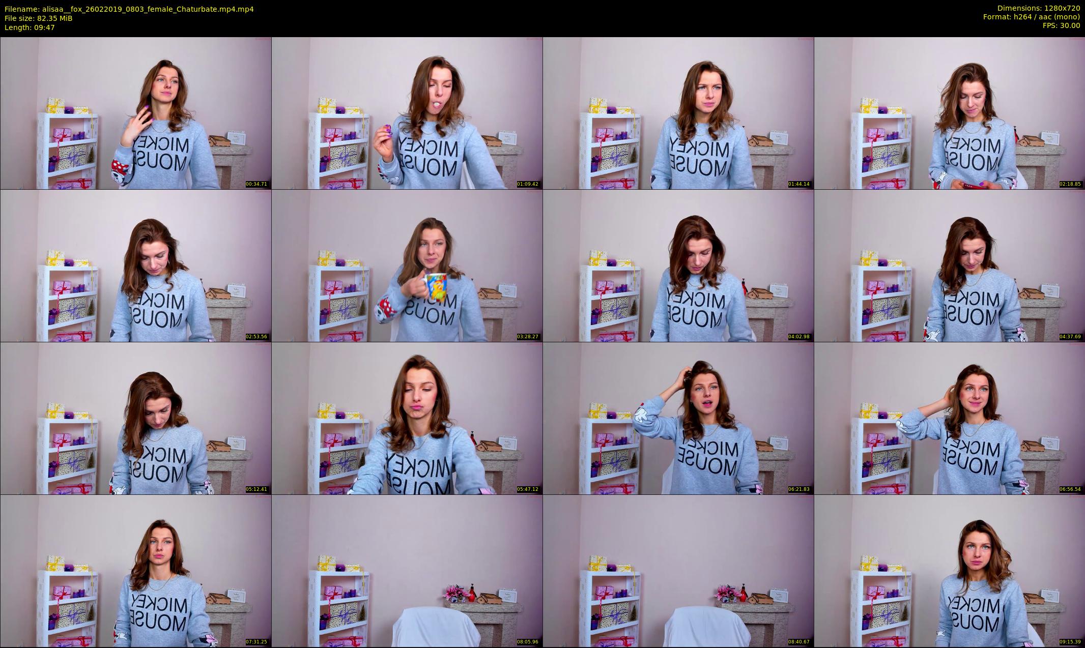 alisaa__fox — 10 minute Chaturbate female cam show recording, 720p, Feb 26, 2019