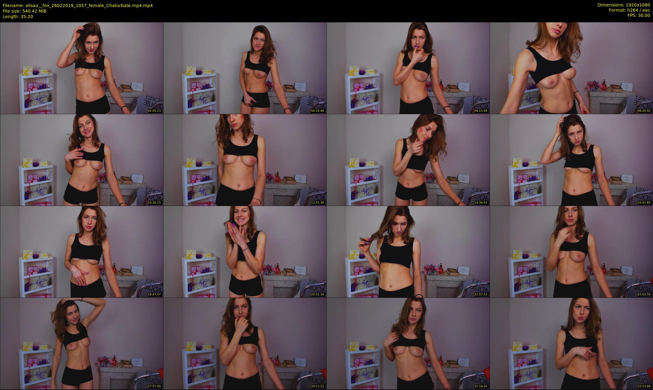 alisaa__fox — 36 minute Chaturbate female cam show recording, 1080p, Feb 26, 2019