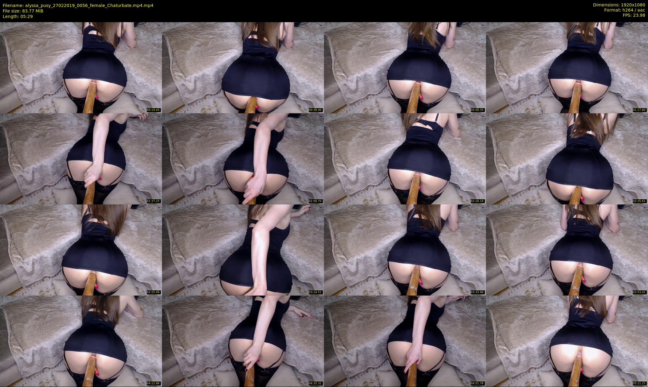 alyssa_pusy — 6 minute Chaturbate couple cam show recording, 1080p, Feb 27, 2019