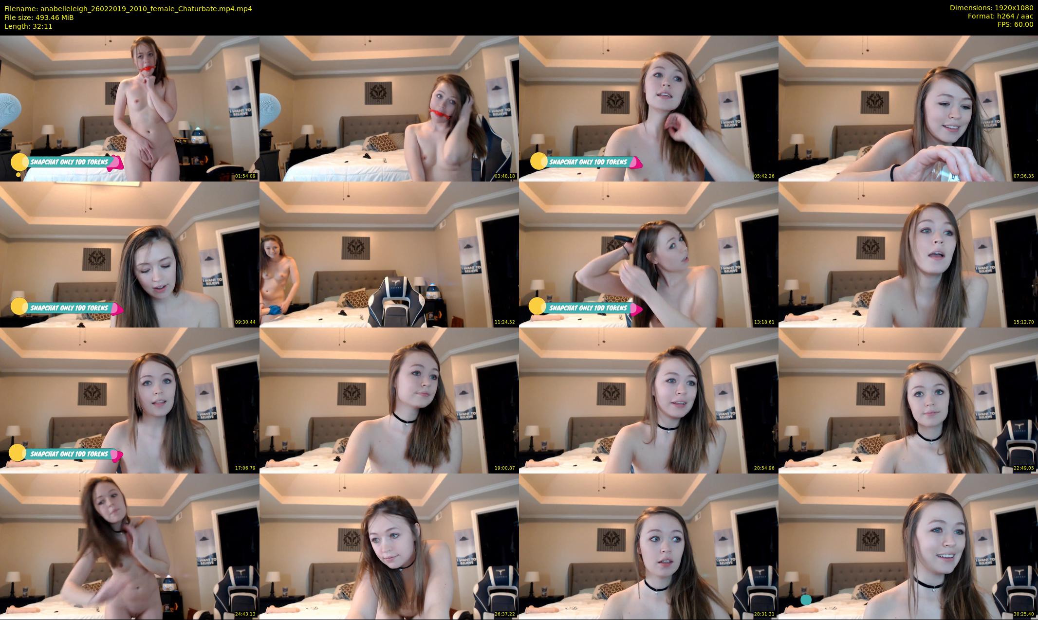 anabelleleigh — 33 minute Chaturbate female cam show recording, 1080p, Feb 26, 2019