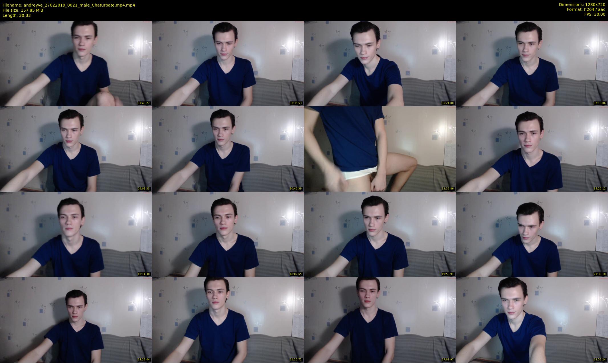 andreyve — 31 minute Chaturbate male cam show recording, 720p, Feb 27, 2019