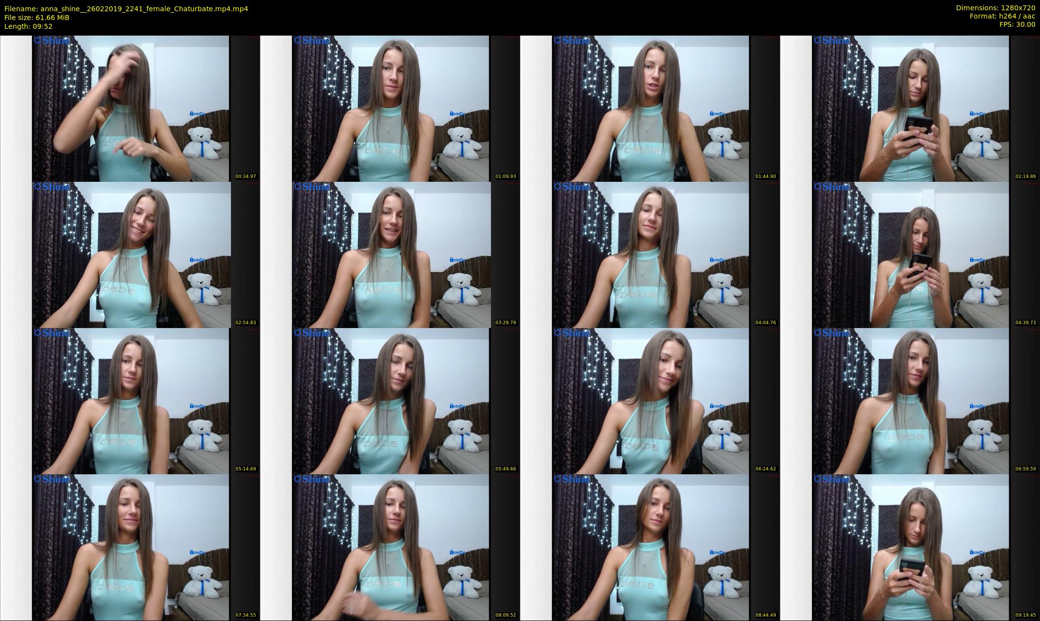 anna_shine_ — 10 minute Chaturbate female cam show recording, 720p, Feb 26, 2019