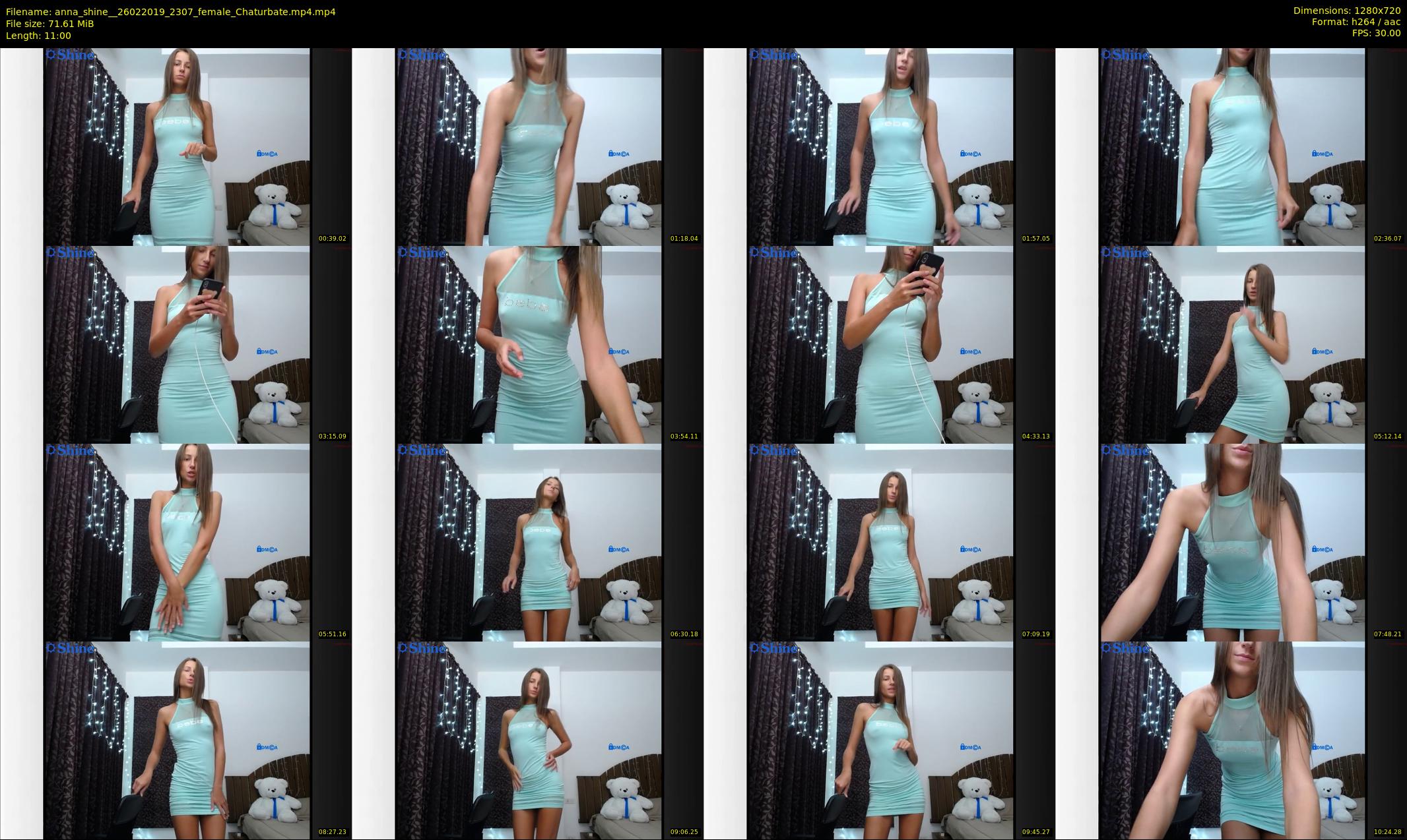 anna_shine_ — 11 minute Chaturbate female cam show recording, 720p, Feb 26, 2019