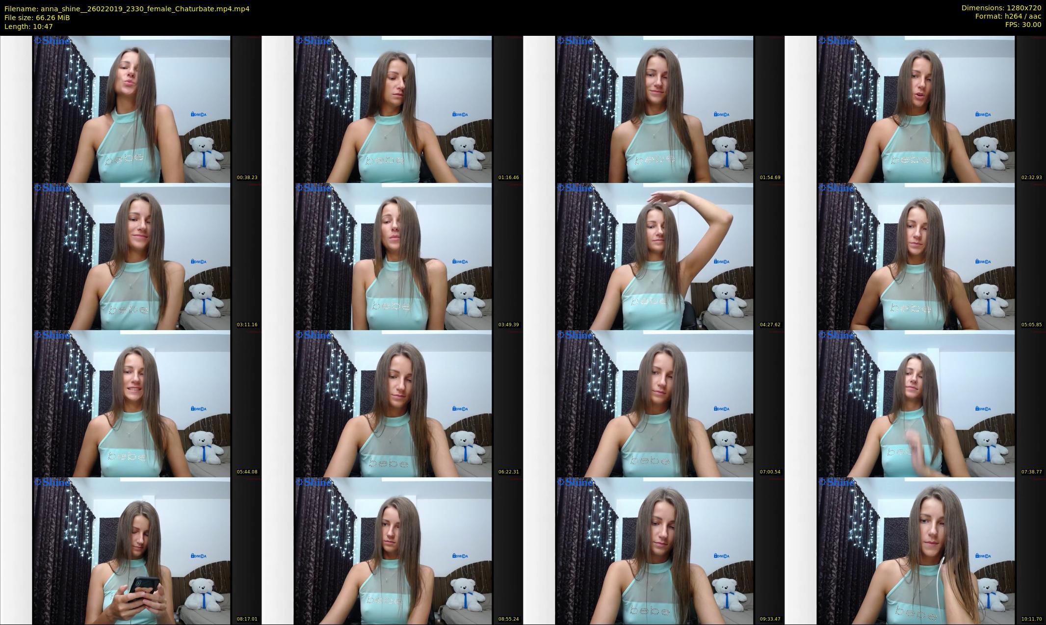 anna_shine_ — 11 minute Chaturbate female cam show recording, 720p, Feb 26, 2019