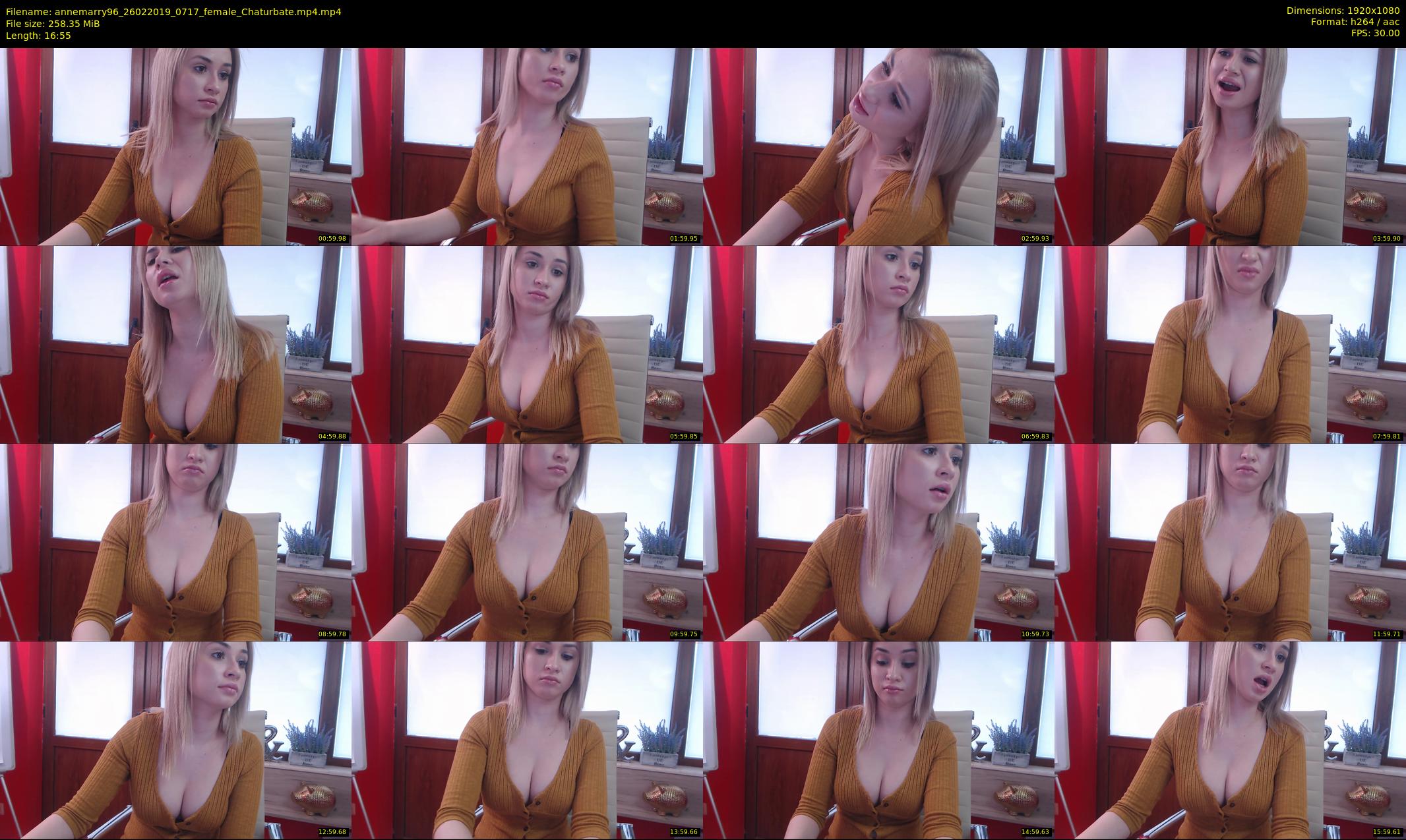 annemarry96 — 17 minute Chaturbate female cam show recording, 1080p, Feb 26, 2019