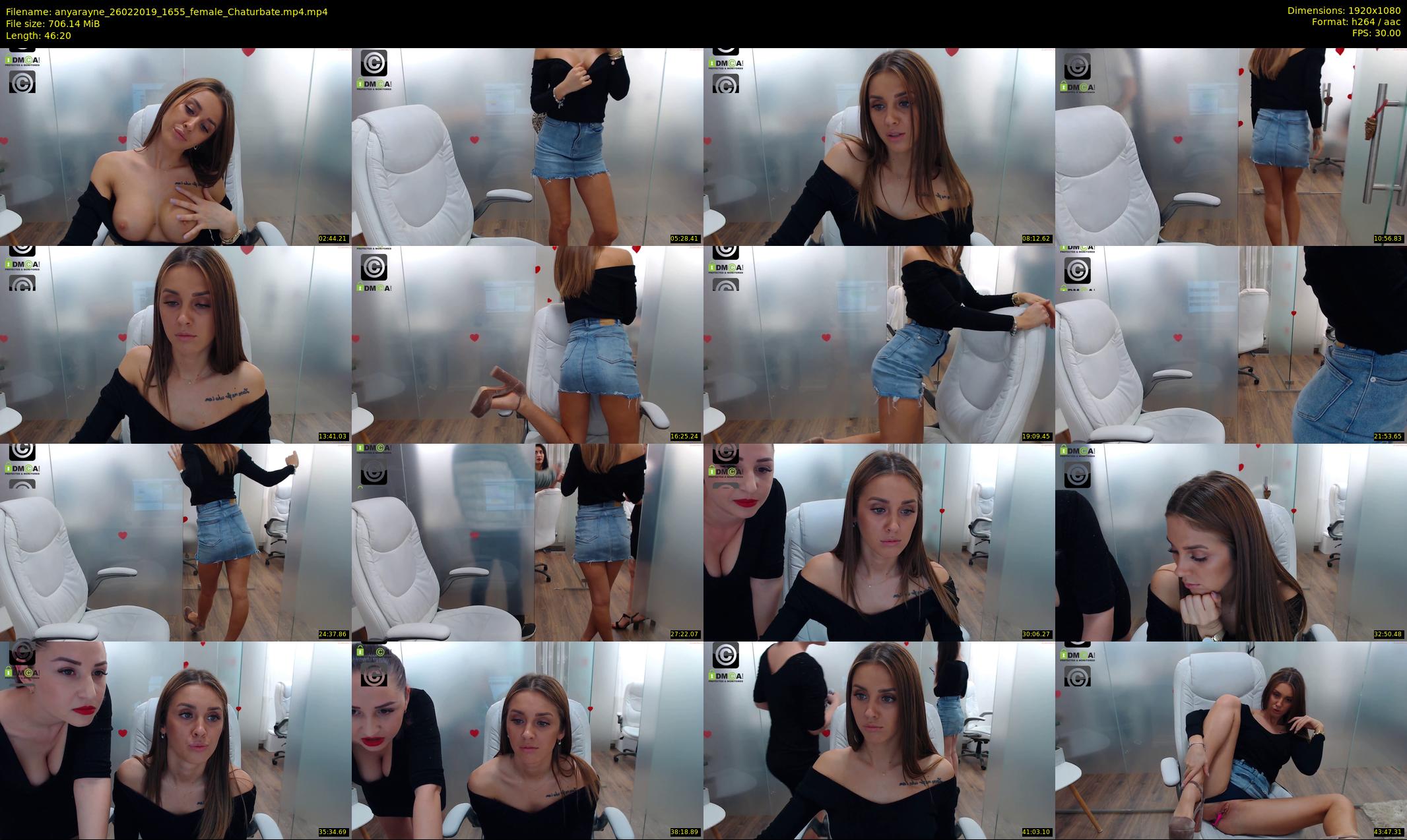 anyarayne — 47 minute Chaturbate female cam show recording, 1080p, Feb 26, 2019