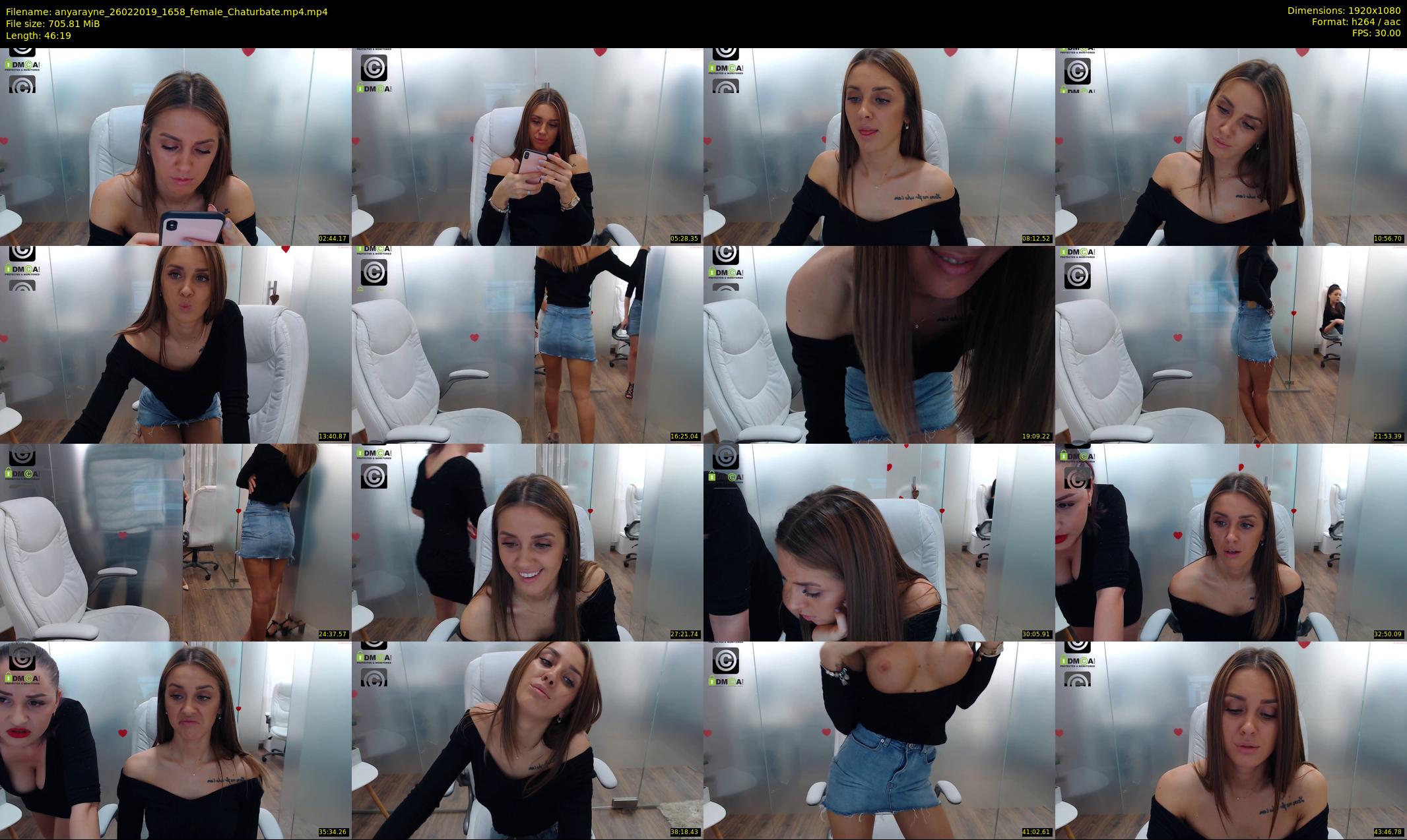 anyarayne — 47 minute Chaturbate female cam show recording, 1080p, Feb 26, 2019