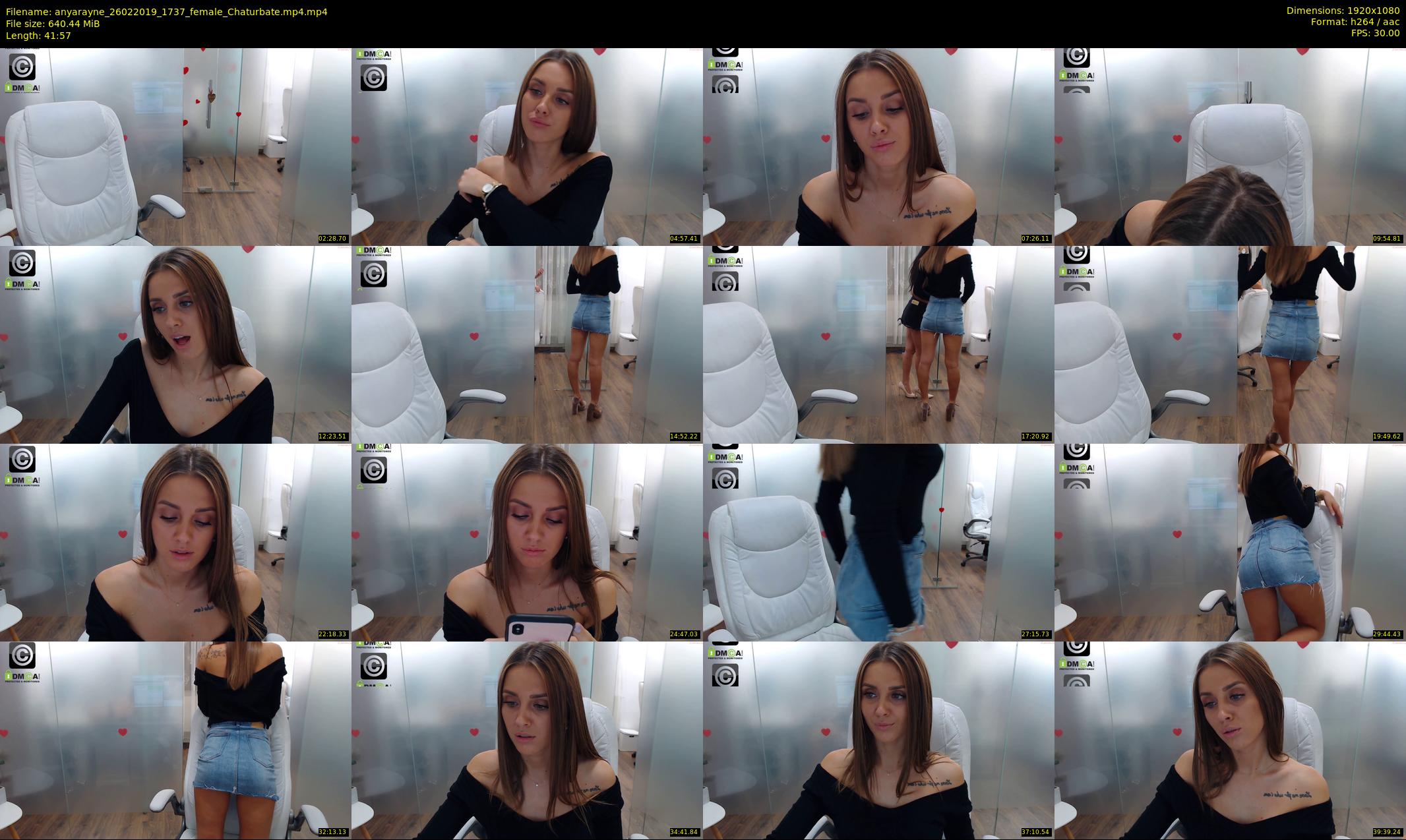 anyarayne — 42 minute Chaturbate female cam show recording, 1080p, Feb 26, 2019