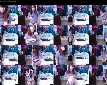 blueasfuck — 56 minute Chaturbate female cam show recording, 1080p, Feb 26, 2019