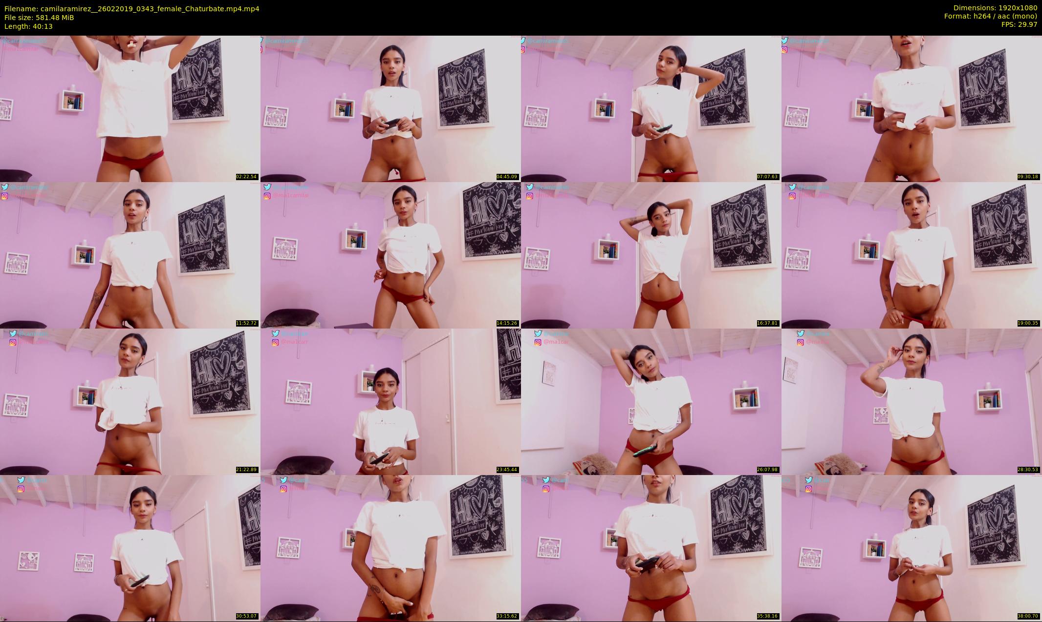 camilaramirez_ — 41 minute Chaturbate female cam show recording, 1080p, Feb 26, 2019
