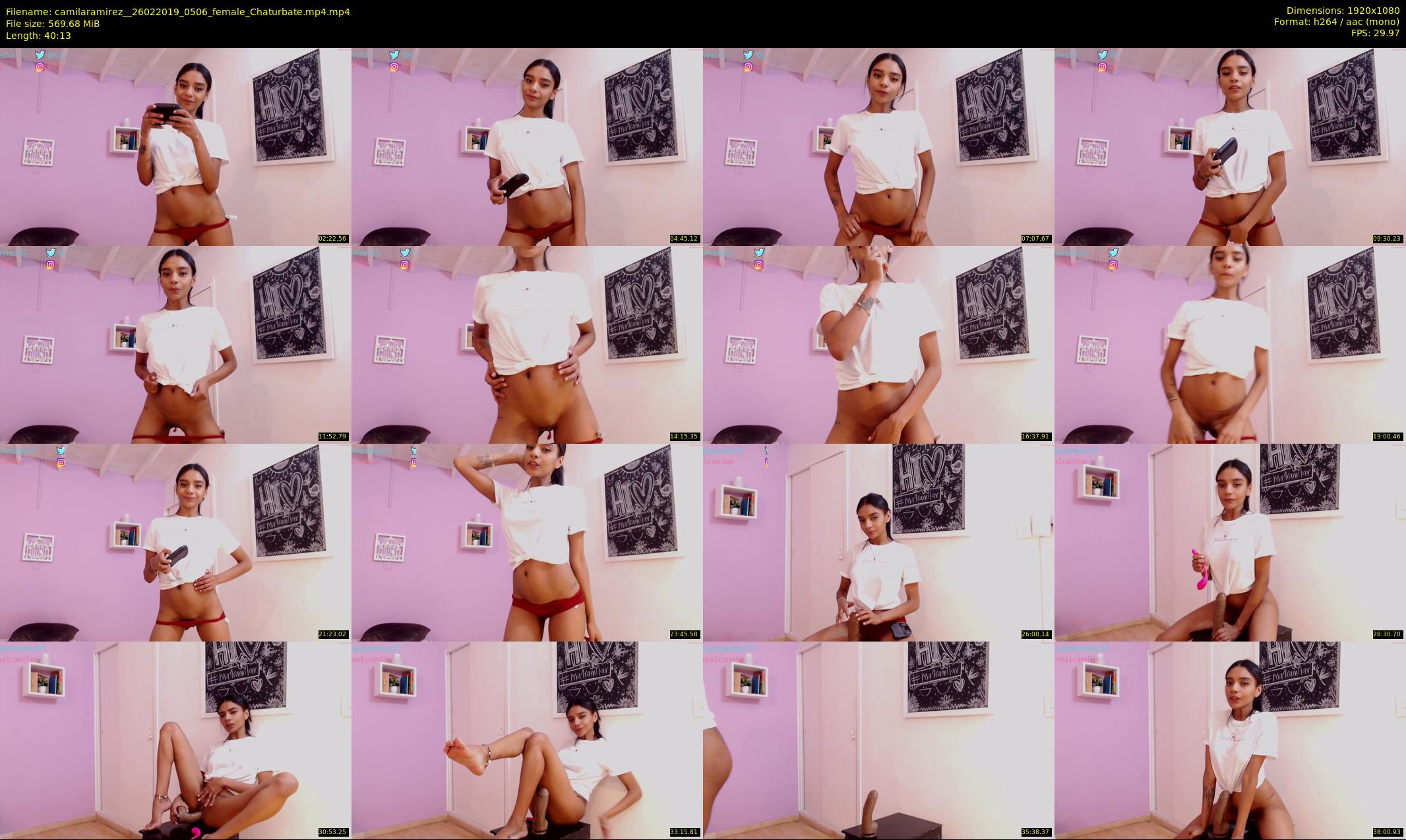 camilaramirez_ — 41 minute Chaturbate female cam show recording, 1080p, Feb 26, 2019