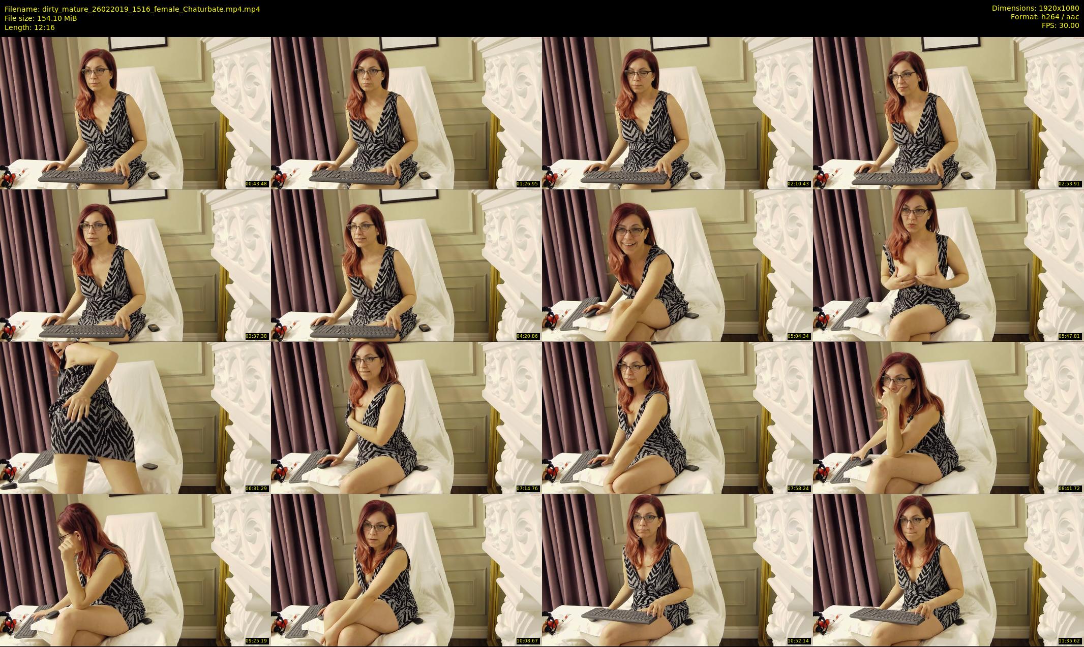 dirty_mature — 13 minute Chaturbate female cam show recording, 1080p, Feb 26, 2019
