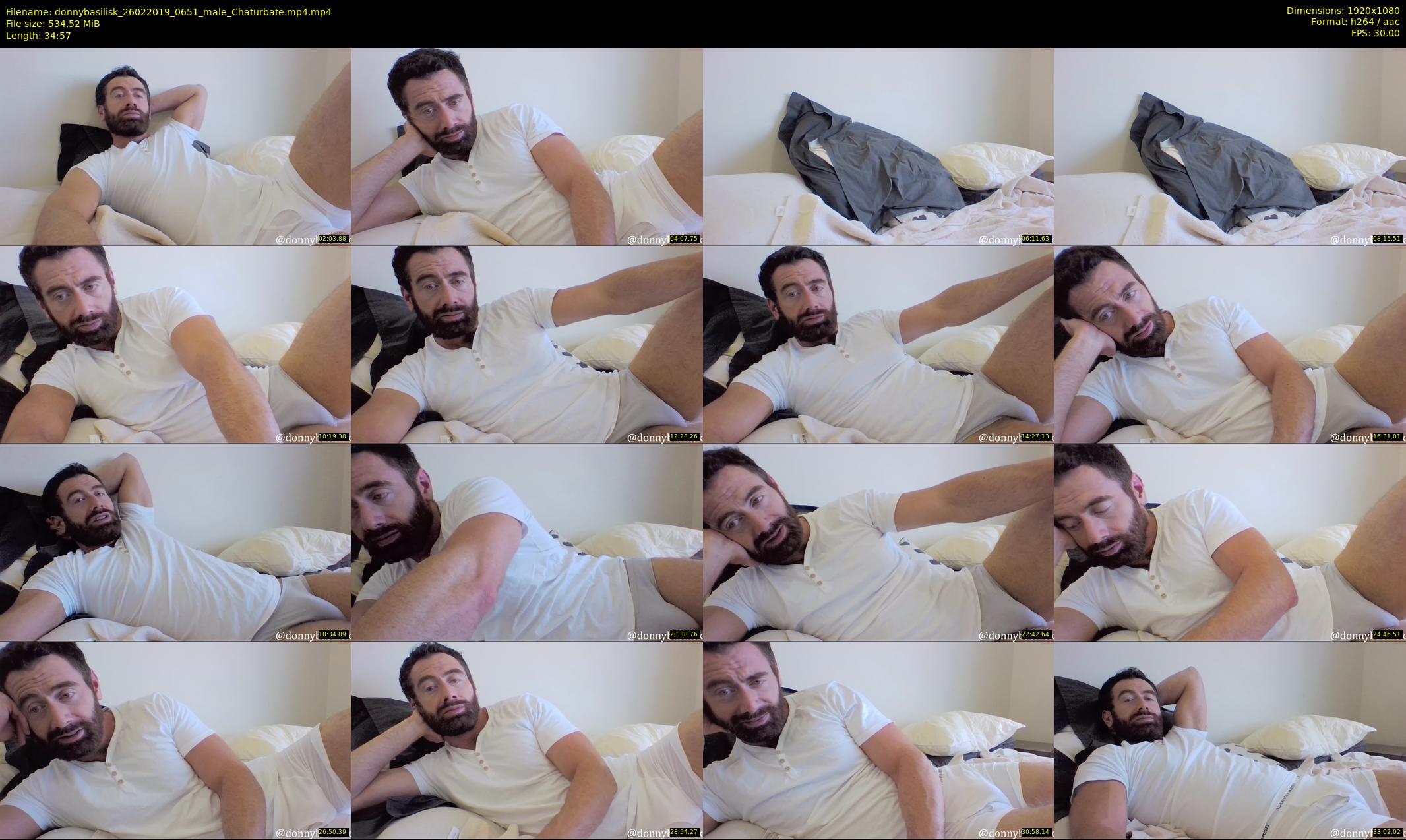 donnybasilisk — 35 minute Chaturbate male cam show recording, 1080p, Feb 26, 2019
