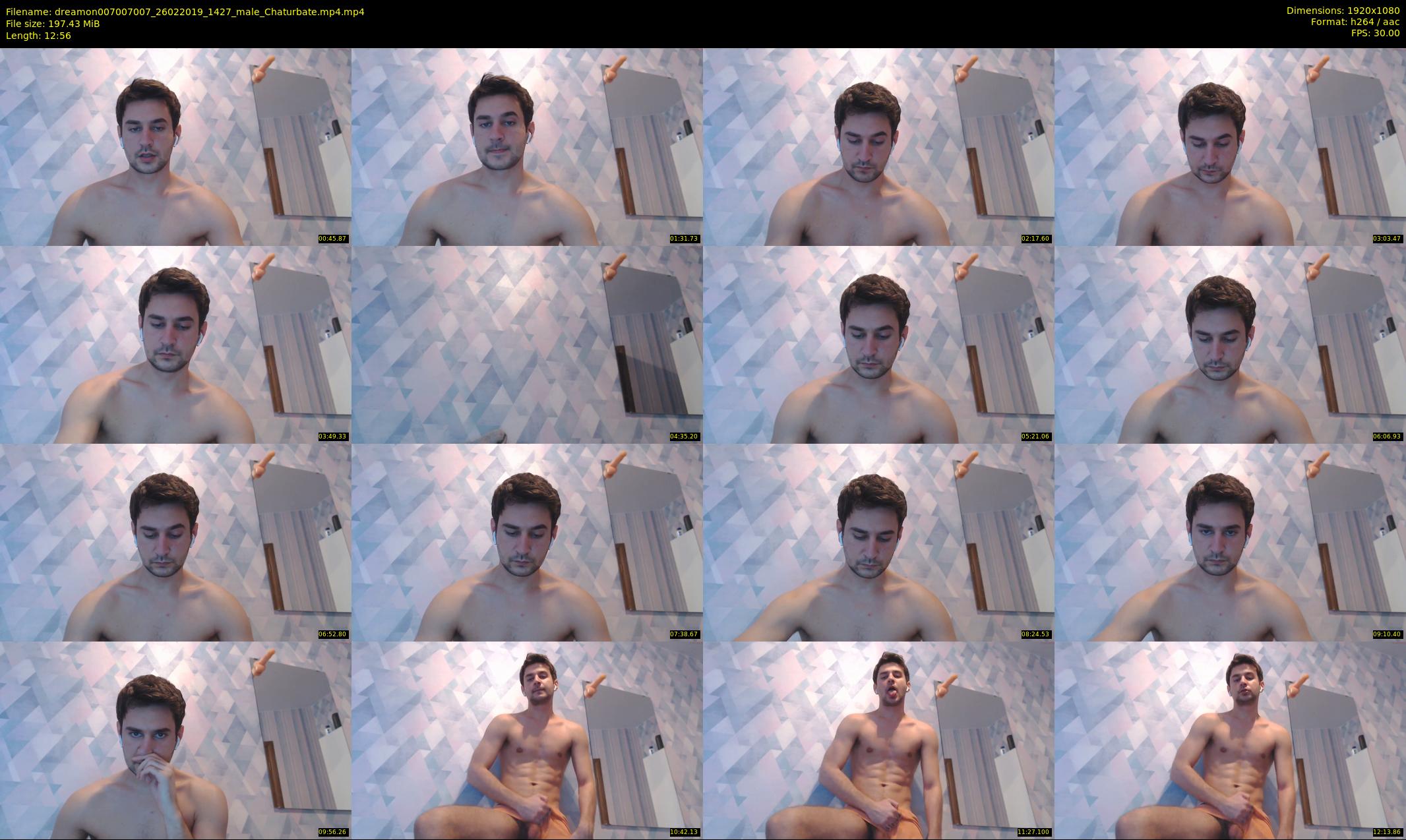 dreamon007007007 — 13 minute Chaturbate male cam show recording, 1080p, Feb 26, 2019