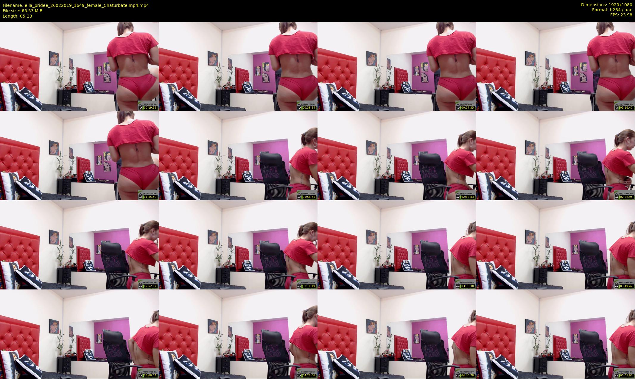 ella_pridee — 6 minute Chaturbate female cam show recording, 1080p, Feb 26, 2019