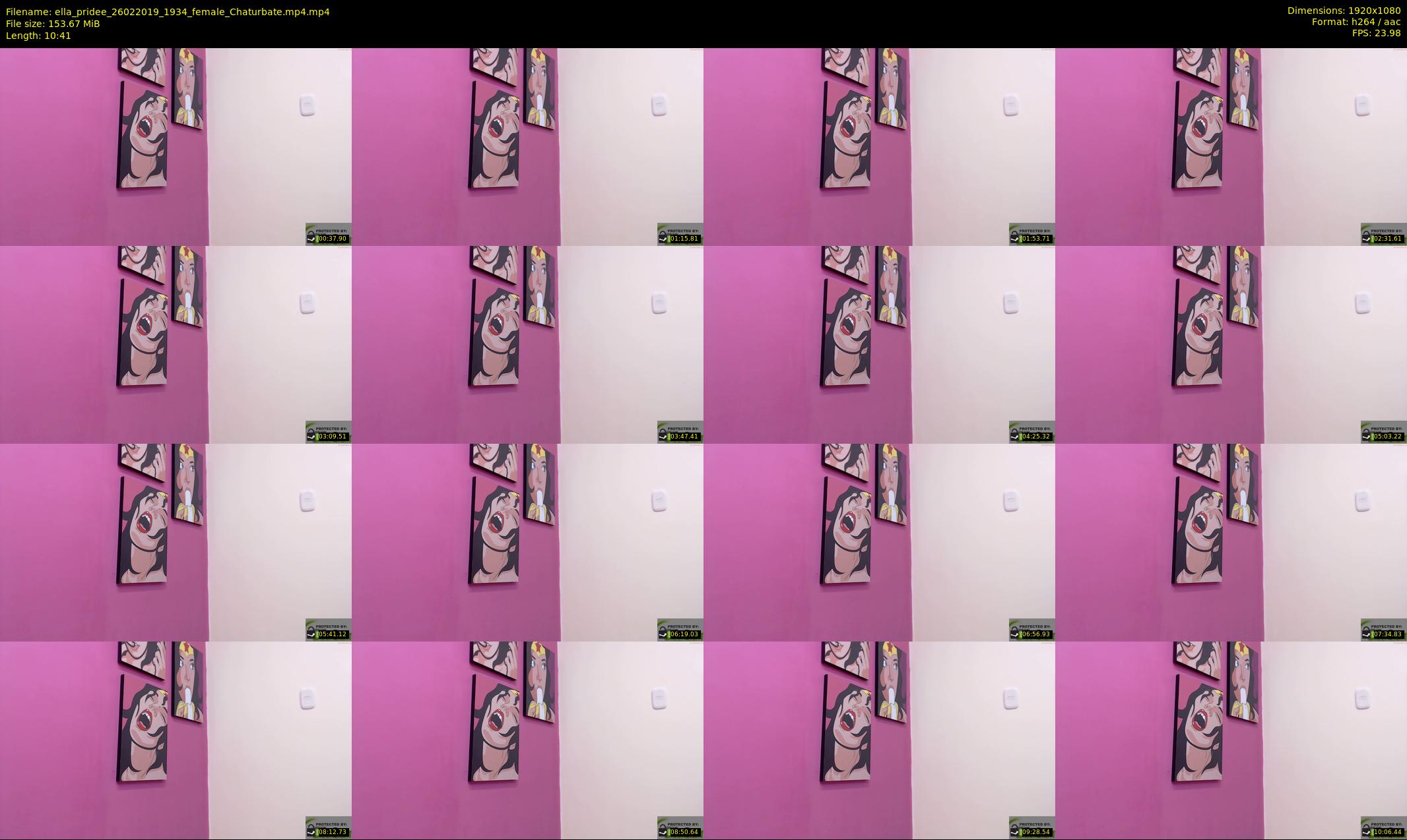 ella_pridee — 11 minute Chaturbate female cam show recording, 1080p, Feb 26, 2019