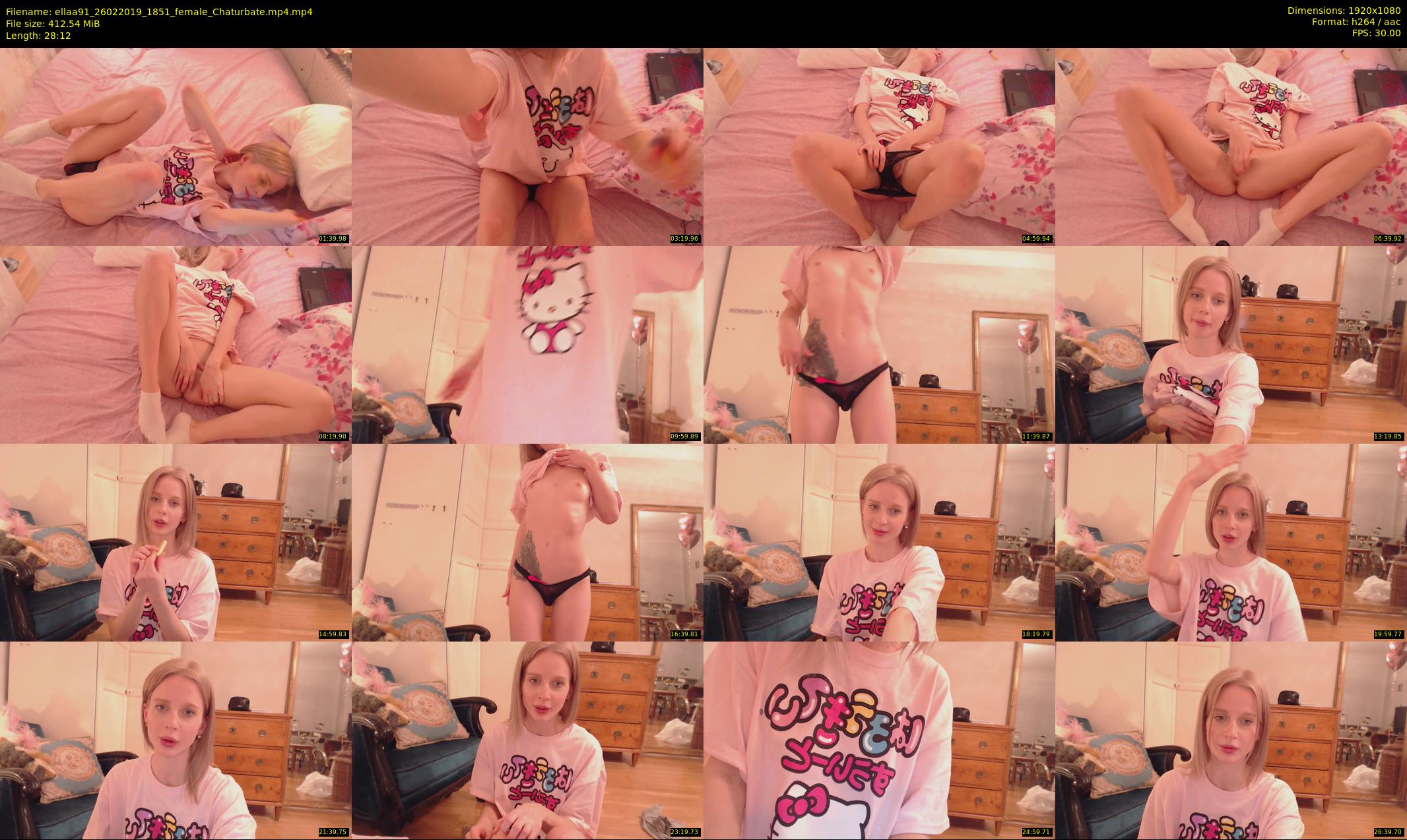 ellaa91 — 29 minute Chaturbate female cam show recording, 1080p, Feb 26, 2019