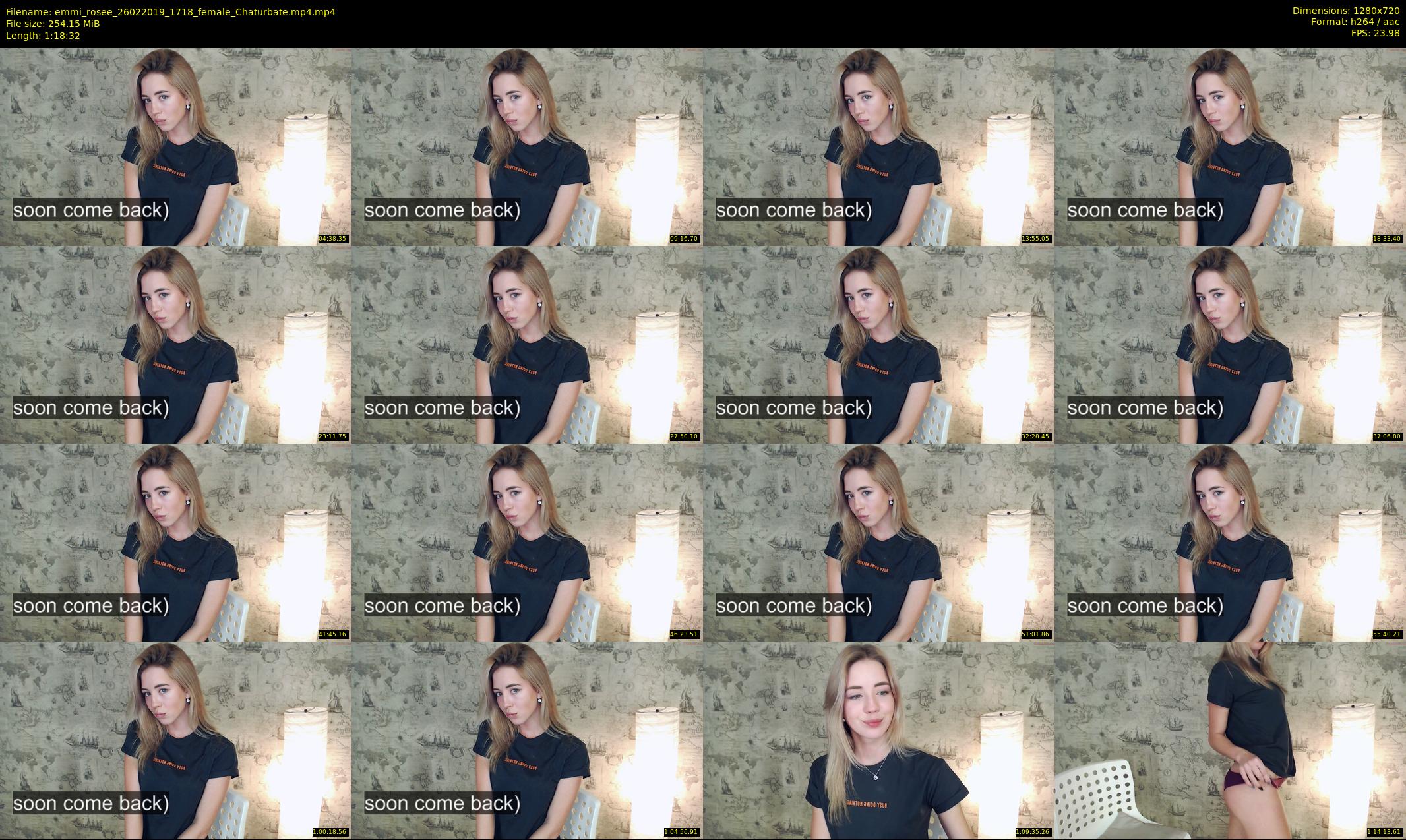 emmi_rosee — 79 minute Chaturbate female cam show recording, 720p, Feb 26, 2019