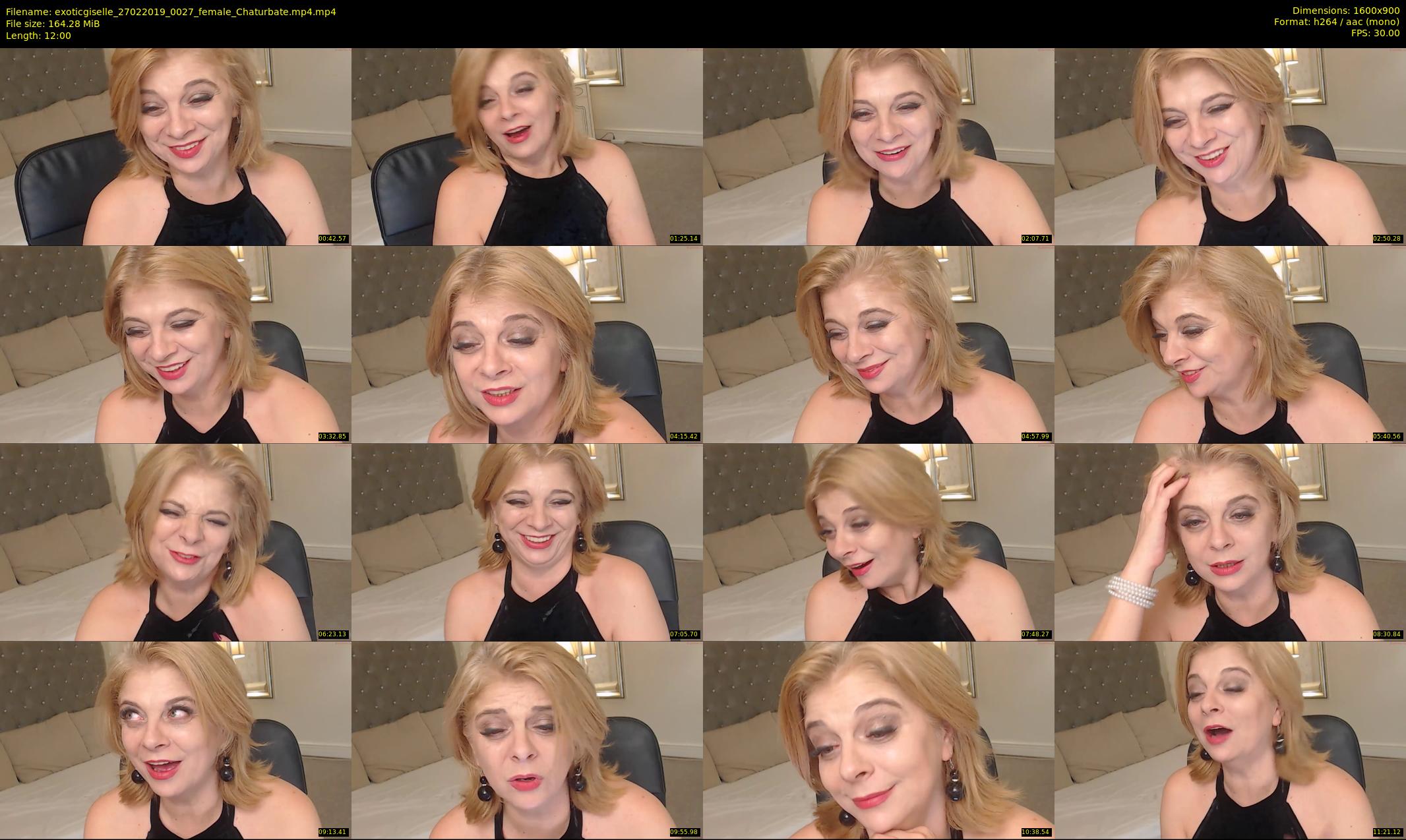 exoticgiselle — 12 minute Chaturbate female cam show recording, 720p, Feb 27, 2019