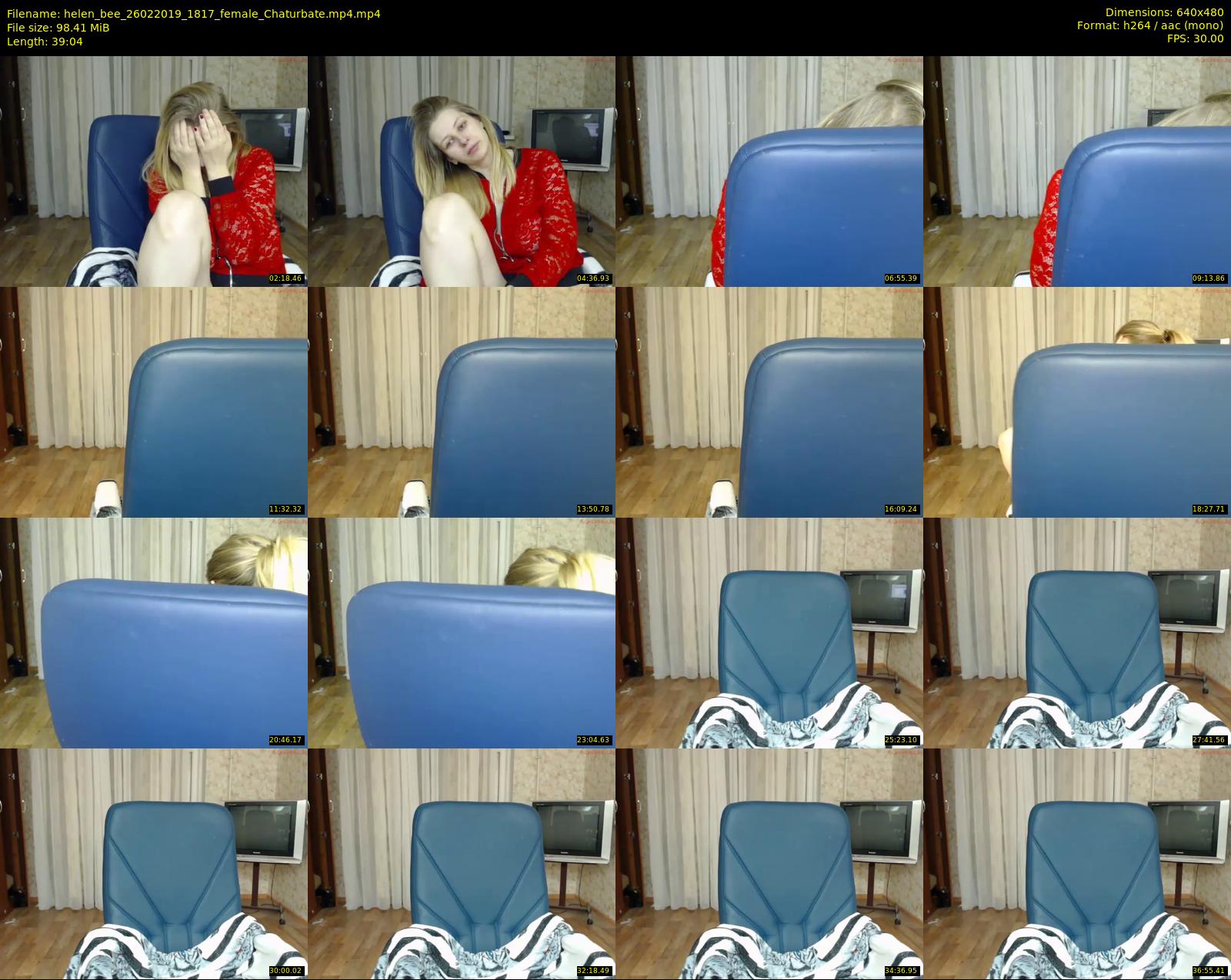 helen_bee — 40 minute Chaturbate female cam show recording, 480p, Feb 26, 2019