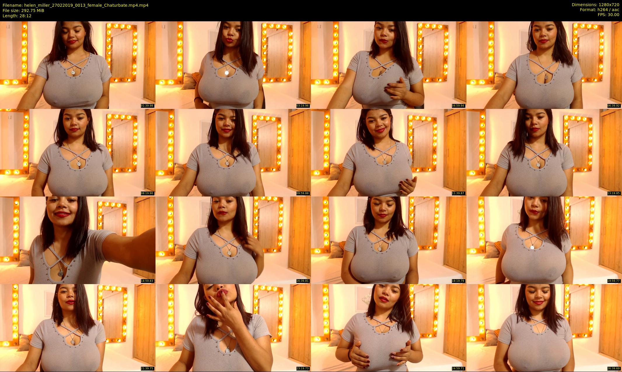 helen_miller — 29 minute Chaturbate female cam show recording, 720p, Feb 27, 2019