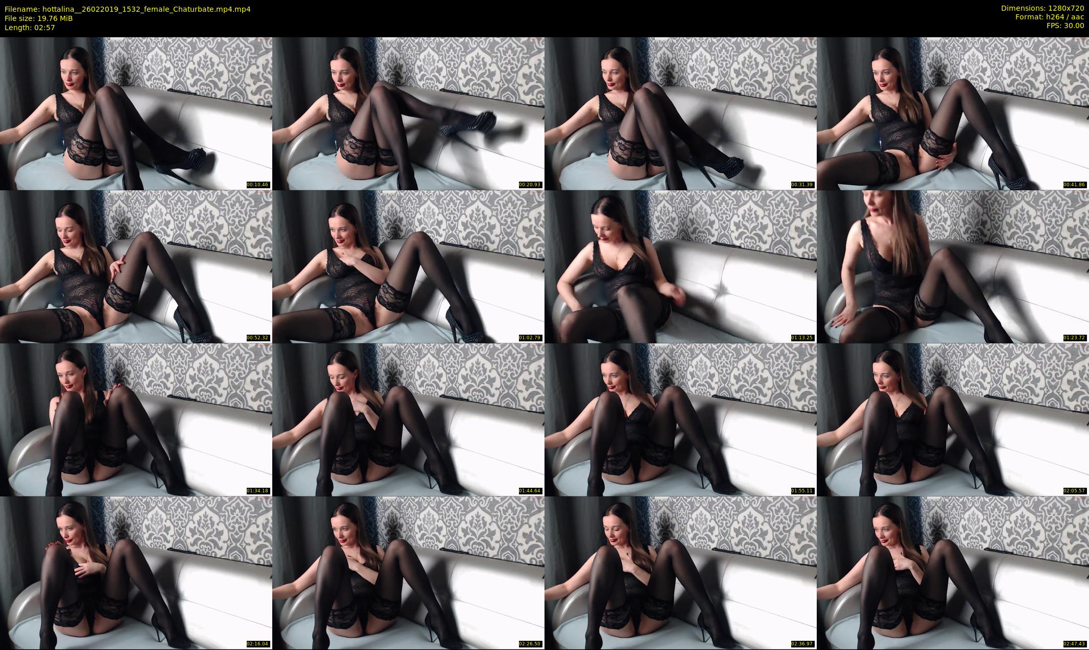 hottalina_ — 3 minute Chaturbate female cam show recording, 720p, Feb 26, 2019