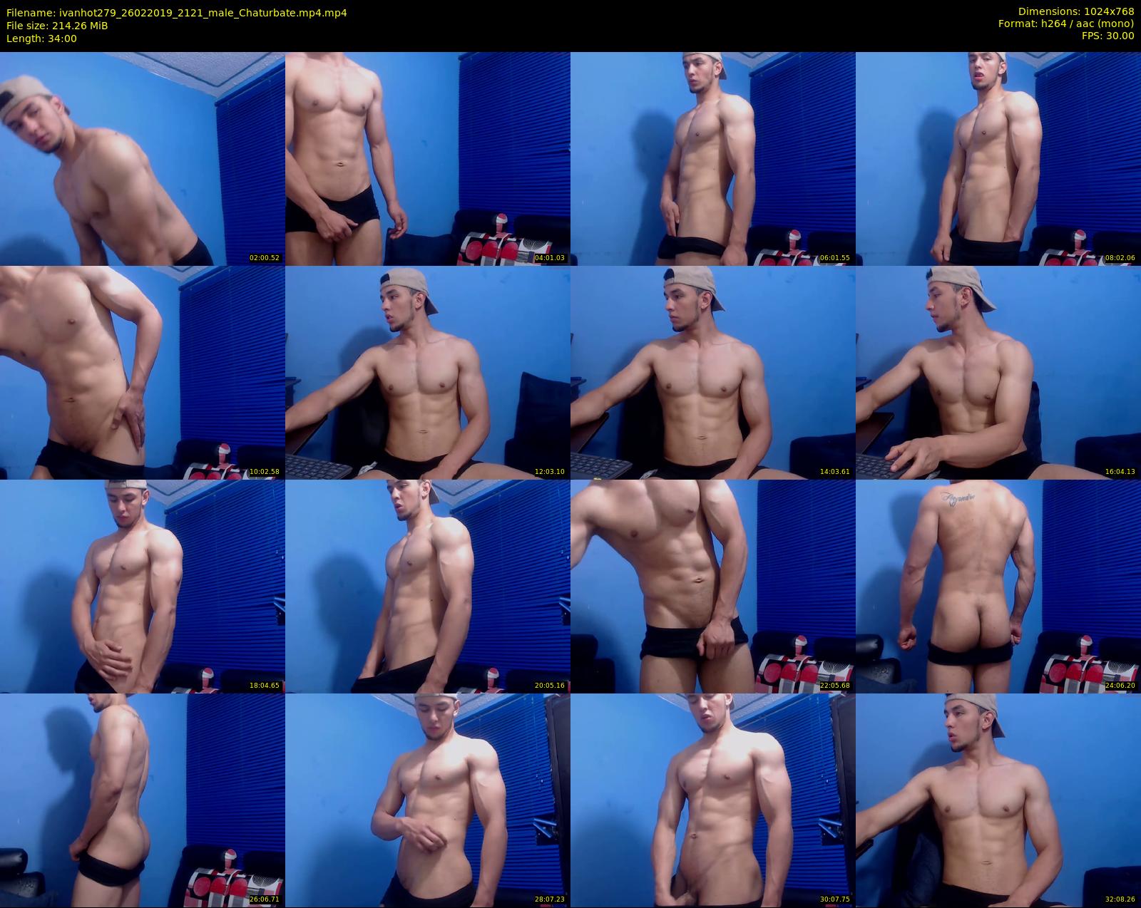 ivanhot279 — 34 minute Chaturbate male cam show recording, 720p, Feb 26, 2019