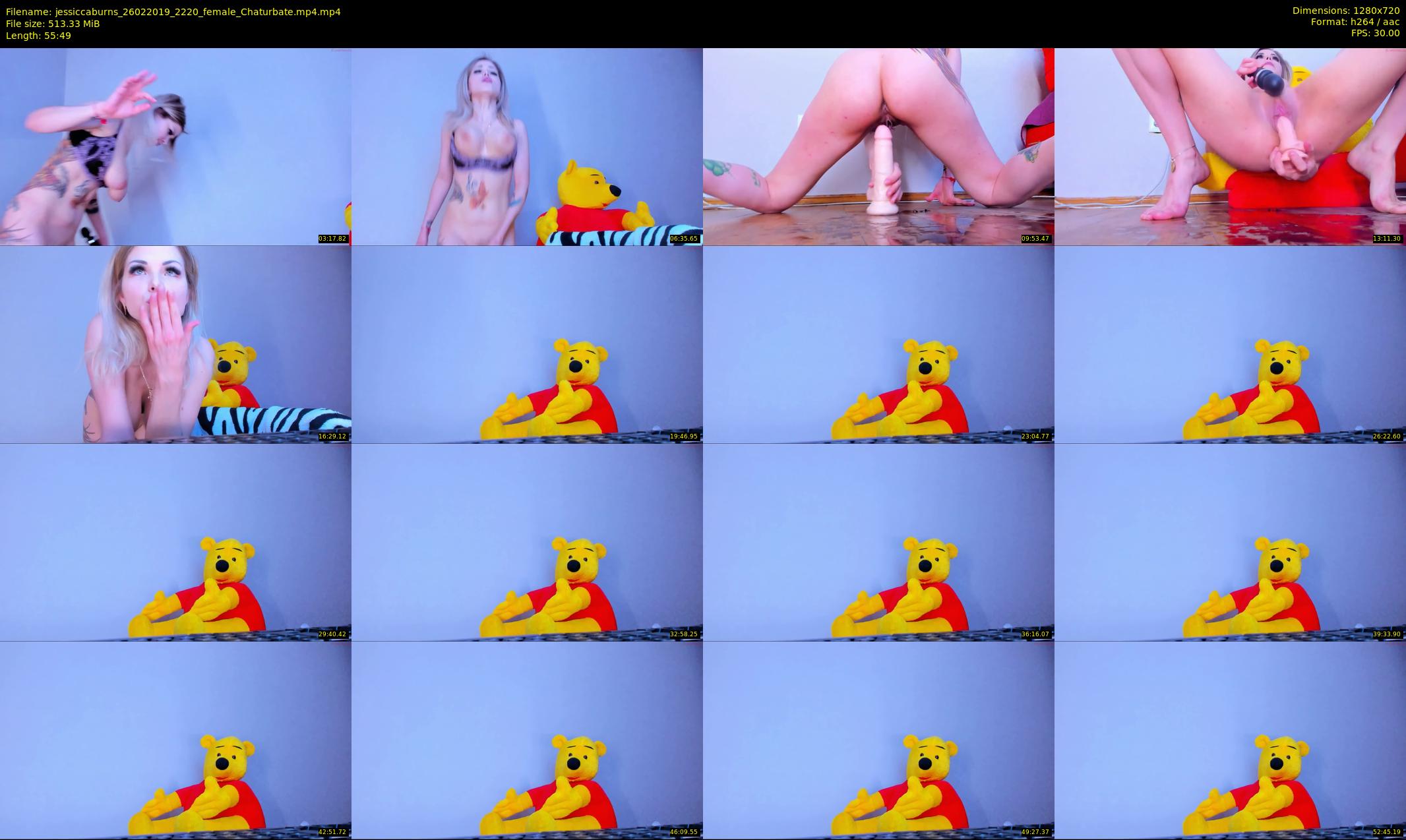 jessiccaburns — 56 minute Chaturbate female cam show recording, 720p, Feb 26, 2019