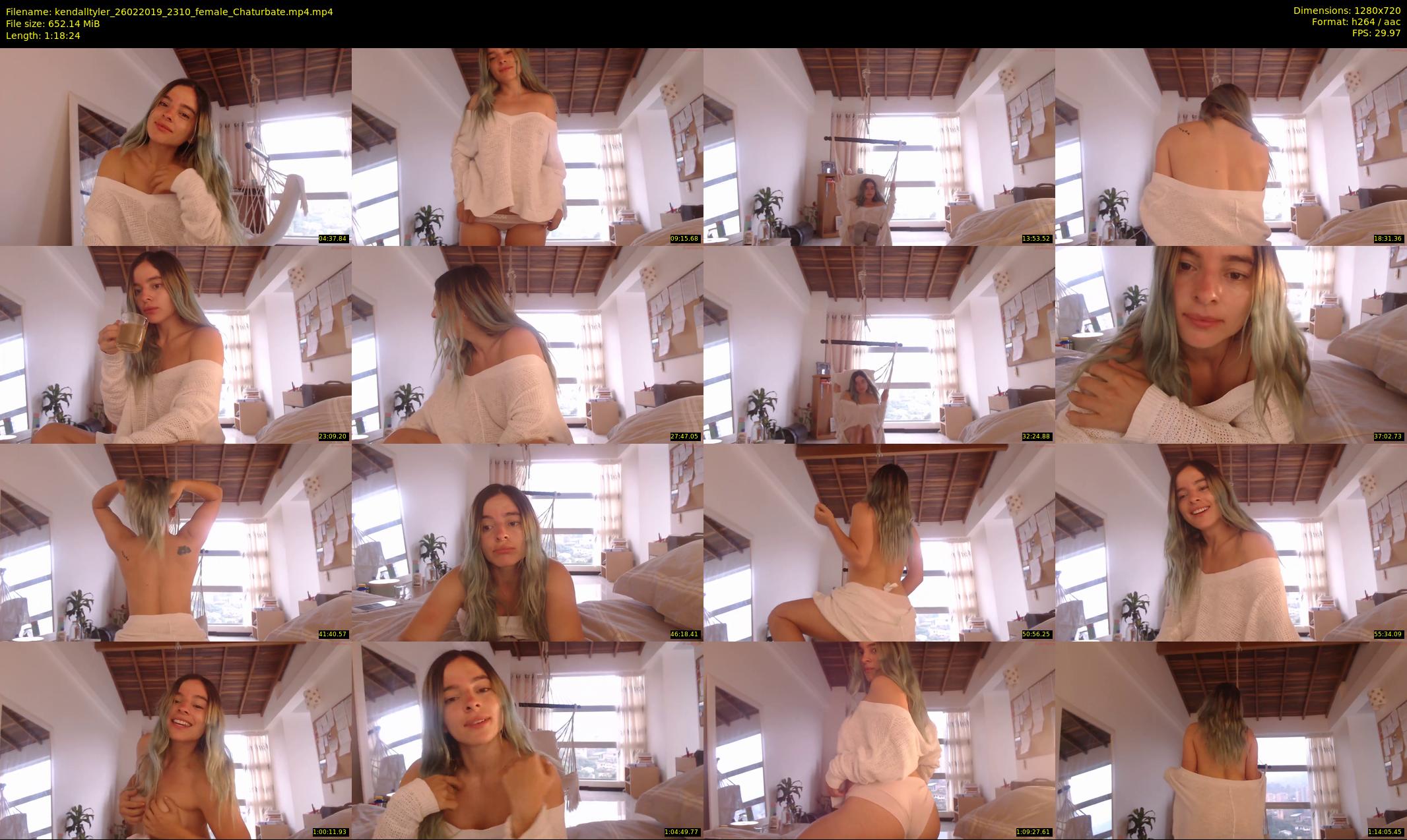 kendalltyler — 79 minute Chaturbate female cam show recording, 720p, Feb 26, 2019