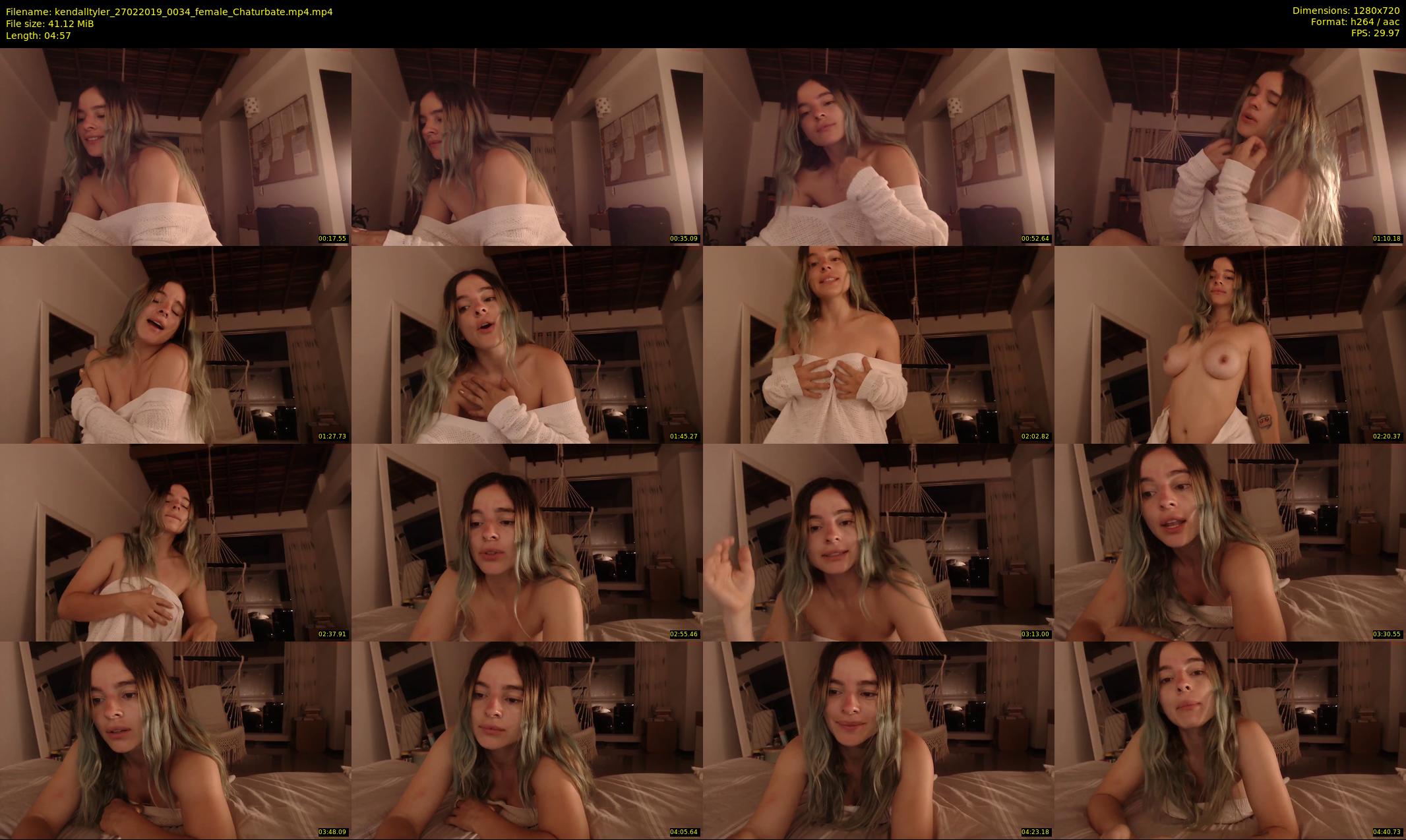 kendalltyler — 5 minute Chaturbate female cam show recording, 720p, Feb 27, 2019