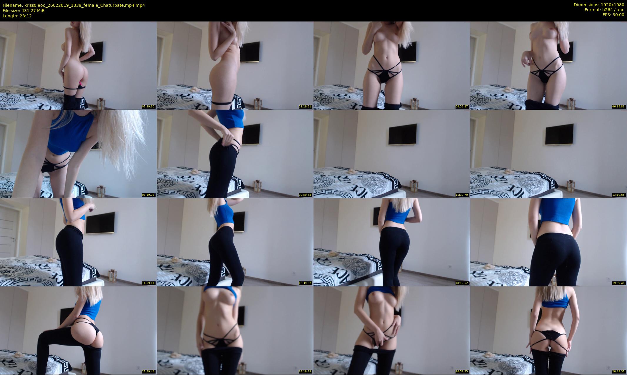 kriss0leoo — 29 minute Chaturbate couple cam show recording, 1080p, Feb 26, 2019