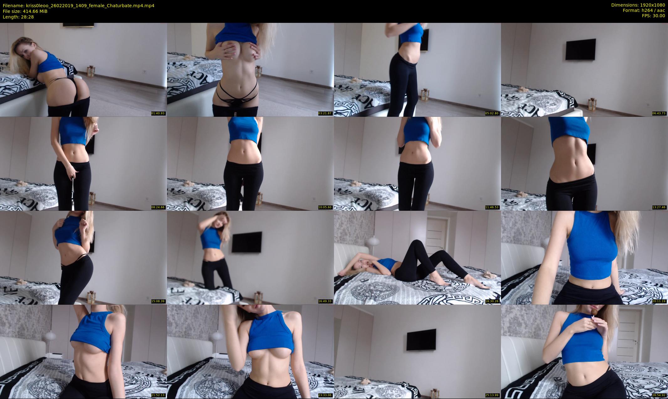 kriss0leoo — 29 minute Chaturbate couple cam show recording, 1080p, Feb 26, 2019