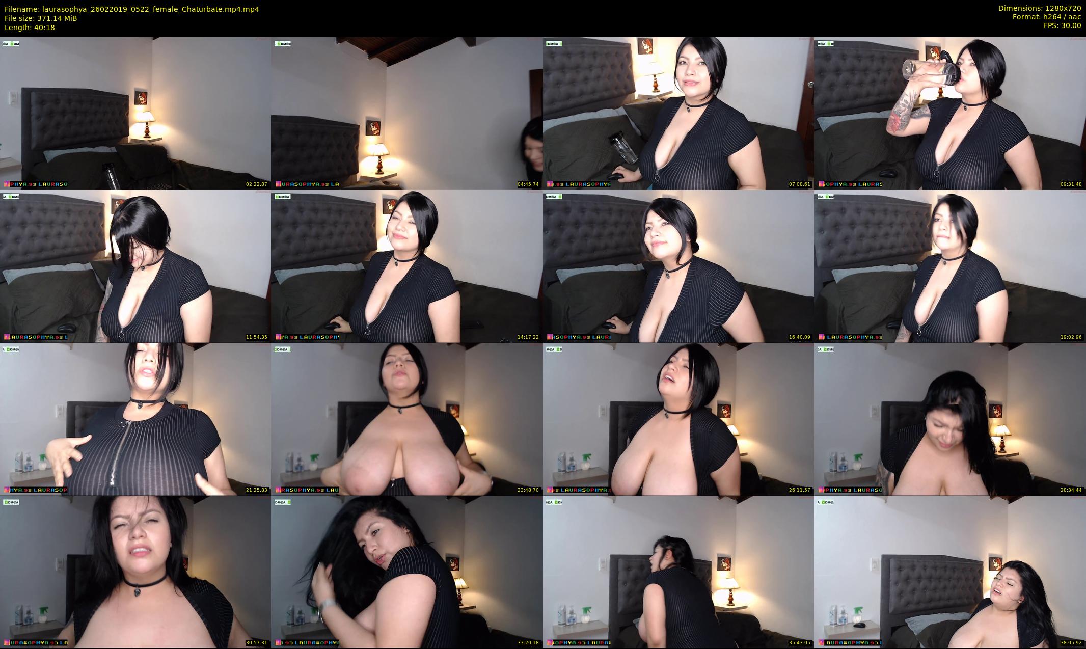 laurasophya — 41 minute Chaturbate female cam show recording, 720p, Feb 26, 2019