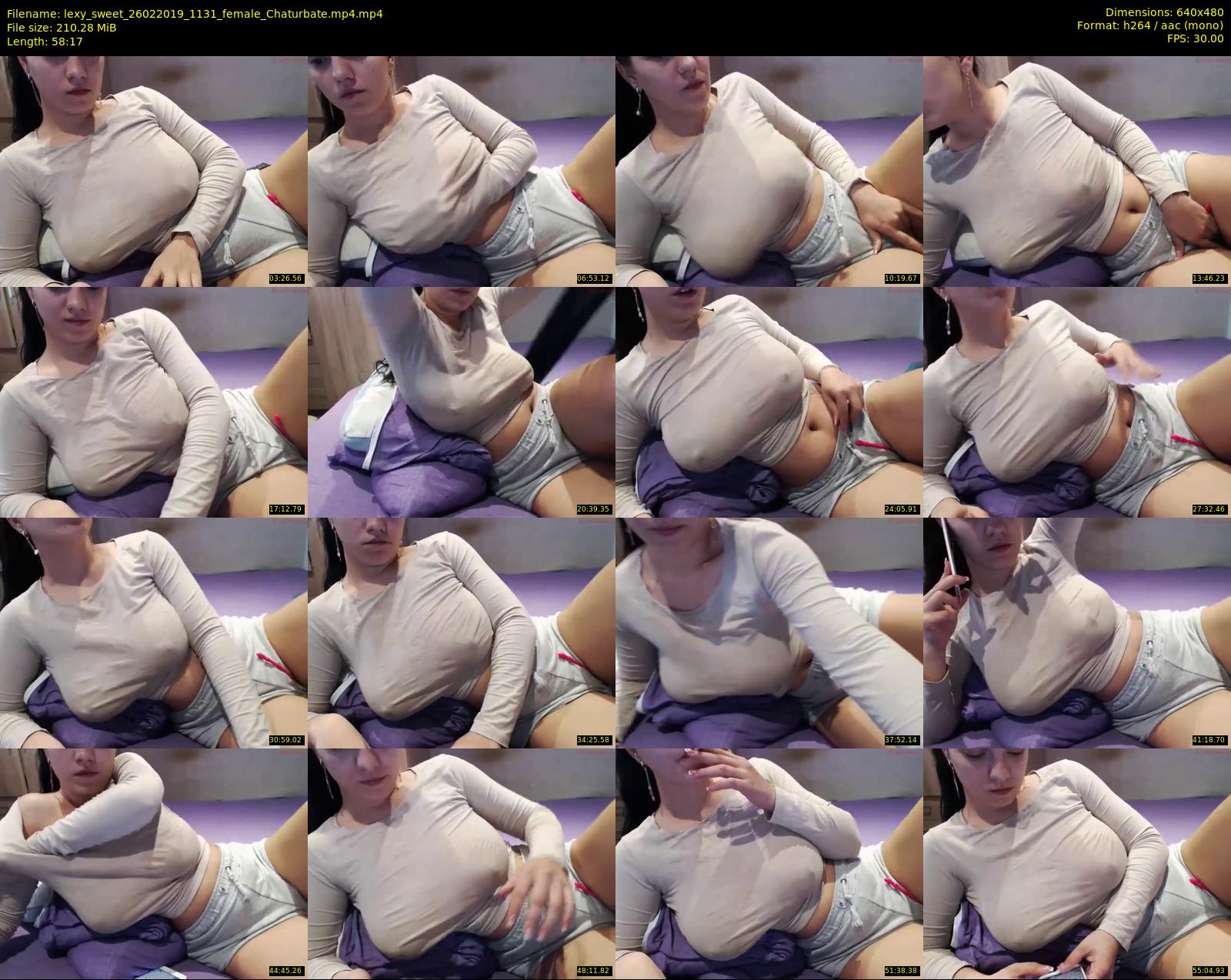 lexy_sweet — 59 minute Chaturbate female cam show recording, 480p, Feb 26, 2019