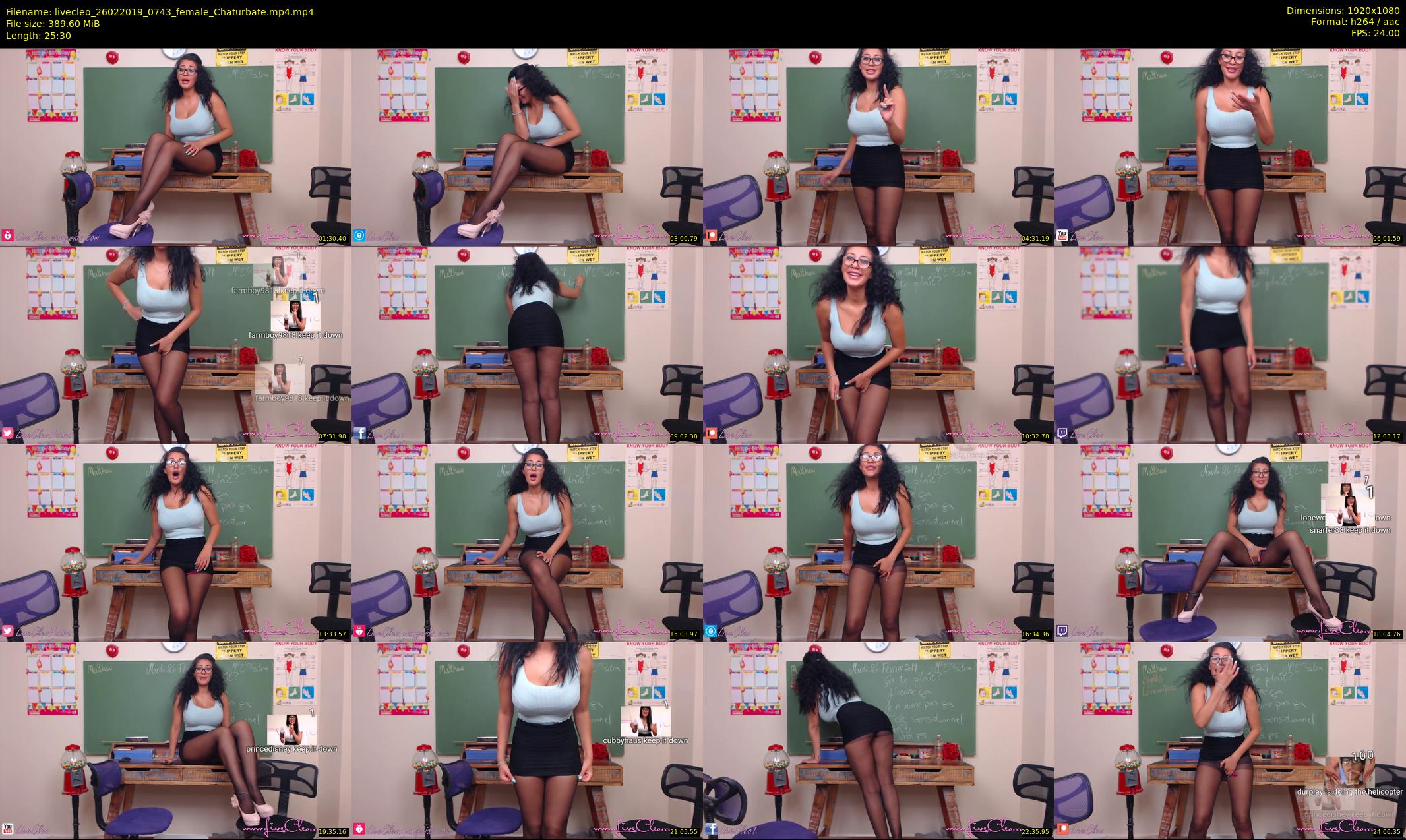 livecleo — 26 minute Chaturbate female cam show recording, 1080p, Feb 26, 2019