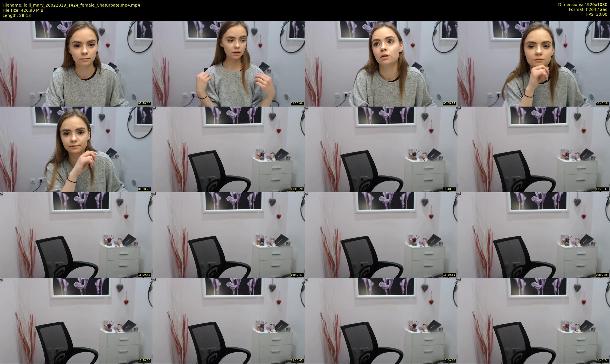 lolli_mary — 29 minute Chaturbate female cam show recording, 1080p, Feb 26, 2019