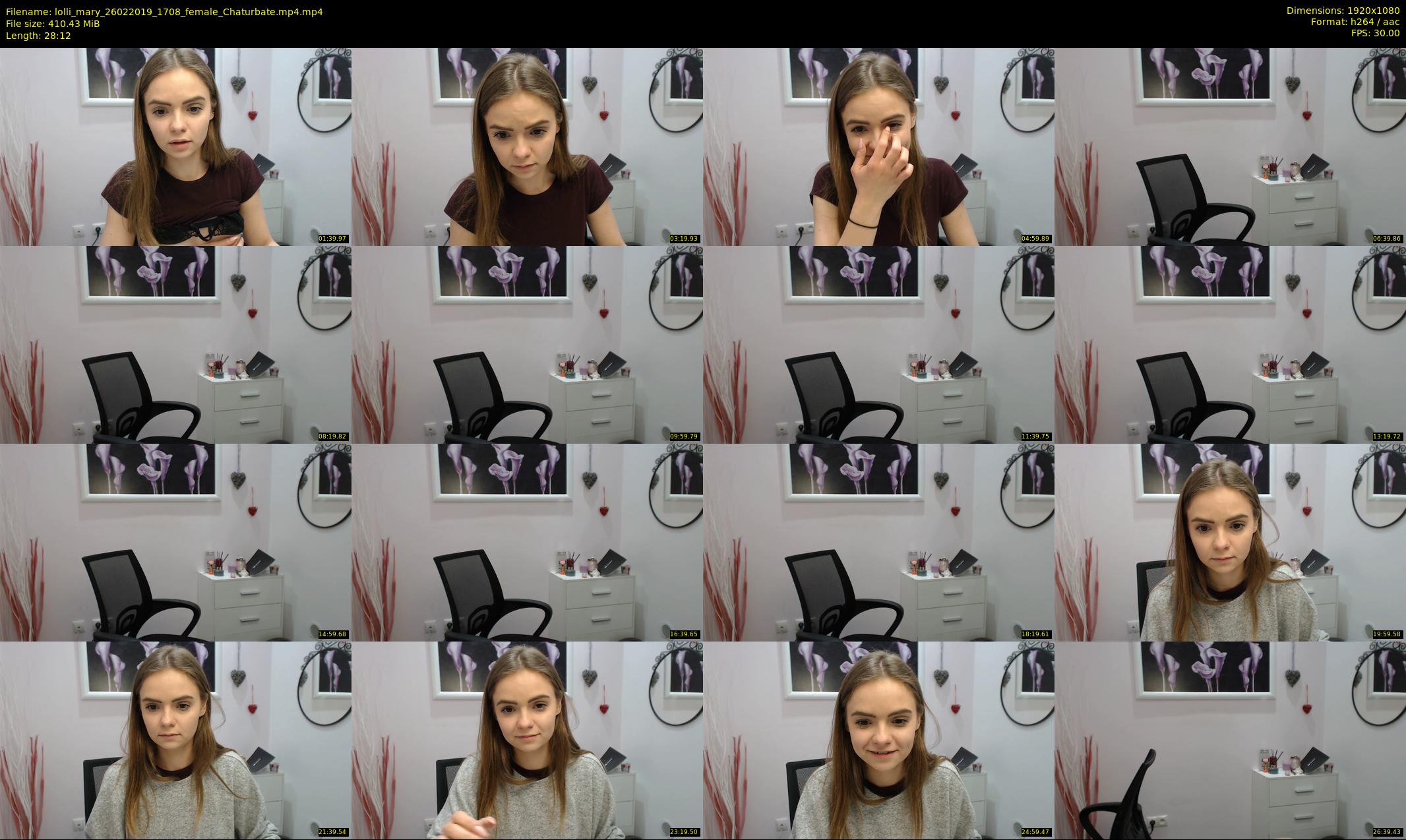 lolli_mary — 29 minute Chaturbate female cam show recording, 1080p, Feb 26, 2019